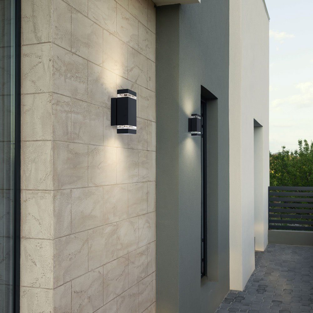 Kanlux AußenWandleuchte, Leuchtmittel nicht inklusive, 2er Set Outdoor