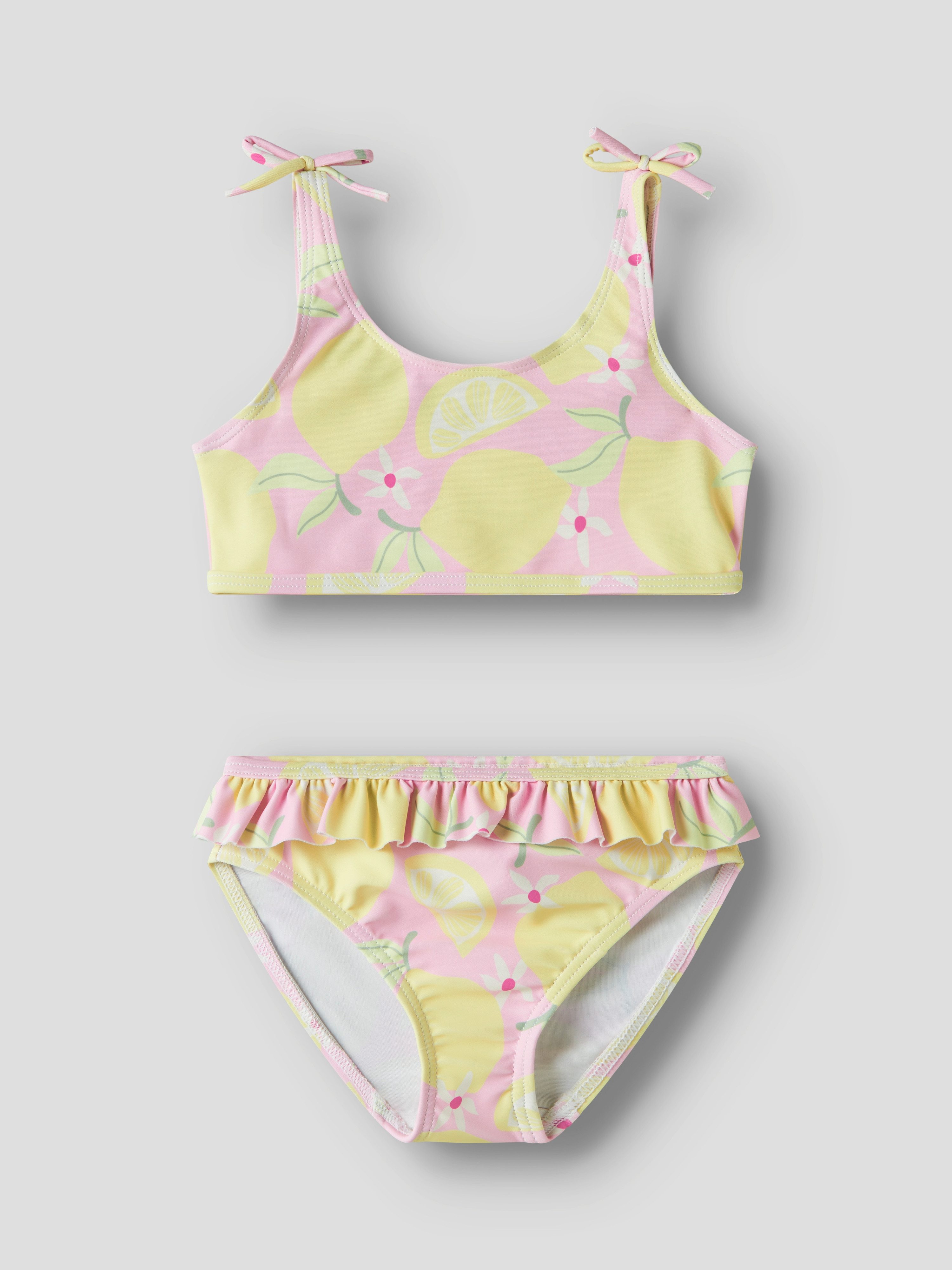 Name It Bustier-Bikini NMFZILUA BIKINI (Set, 2-St) mit süßen Rüschen- und Schleifendetails