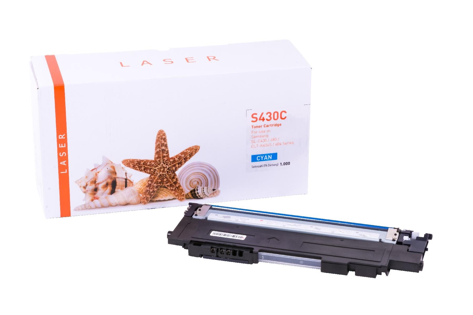 Supplies Germany Tonerkartusche C404C / CLTC404SELS, (1-St), Tonerkartusche cyan cyan 1000 Seiten