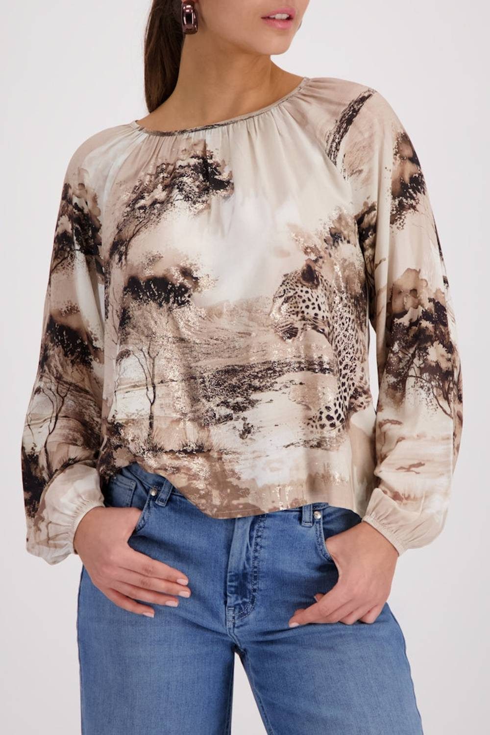 Monari Klassische Bluse 410190 luftig günstig online kaufen