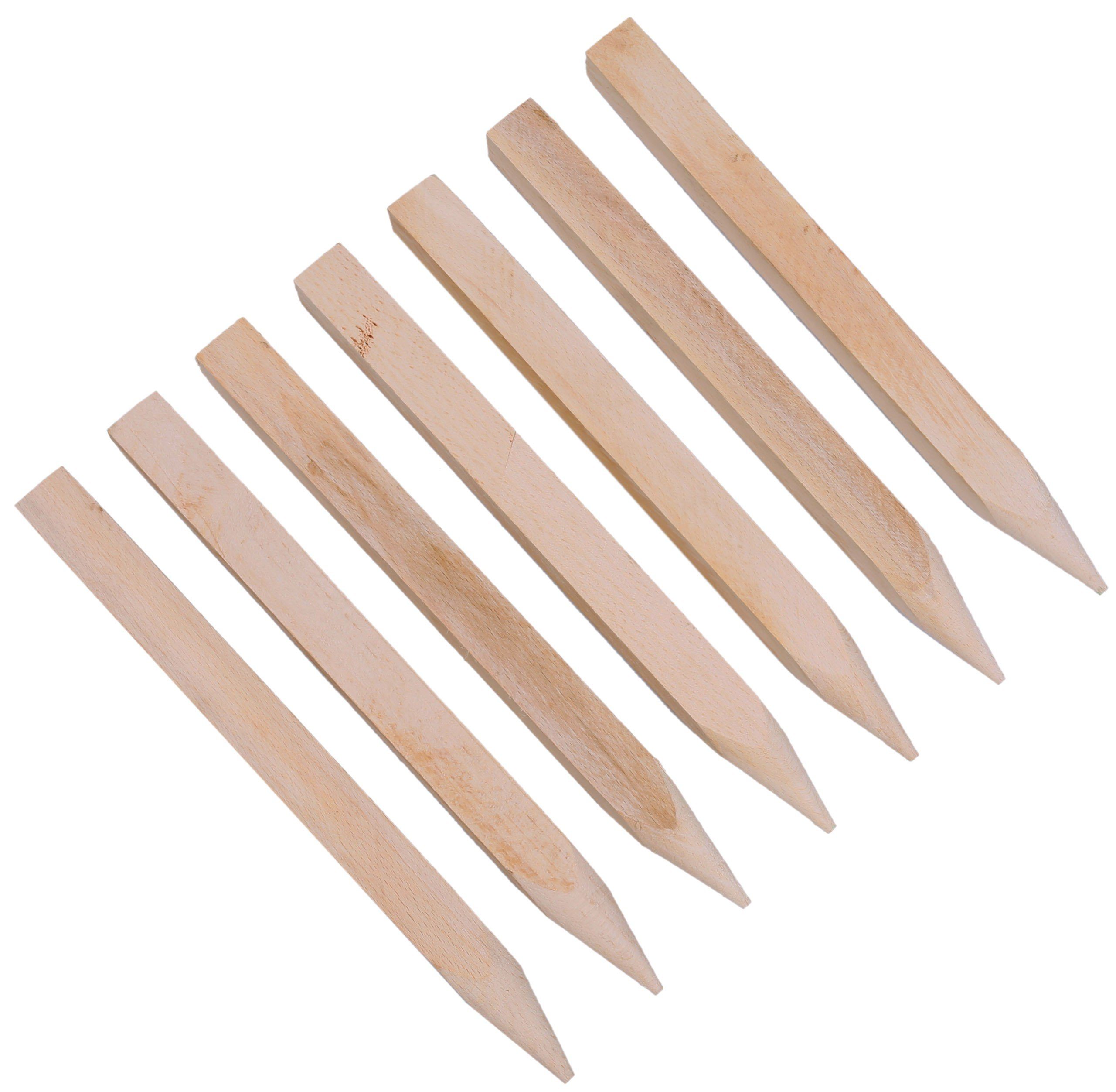 Bellushortus Zaunpfosten Holzpfähle, Holzpflöcke, Zaunpfosten, angespitzt, 20 Stück – Bild 4 von 5