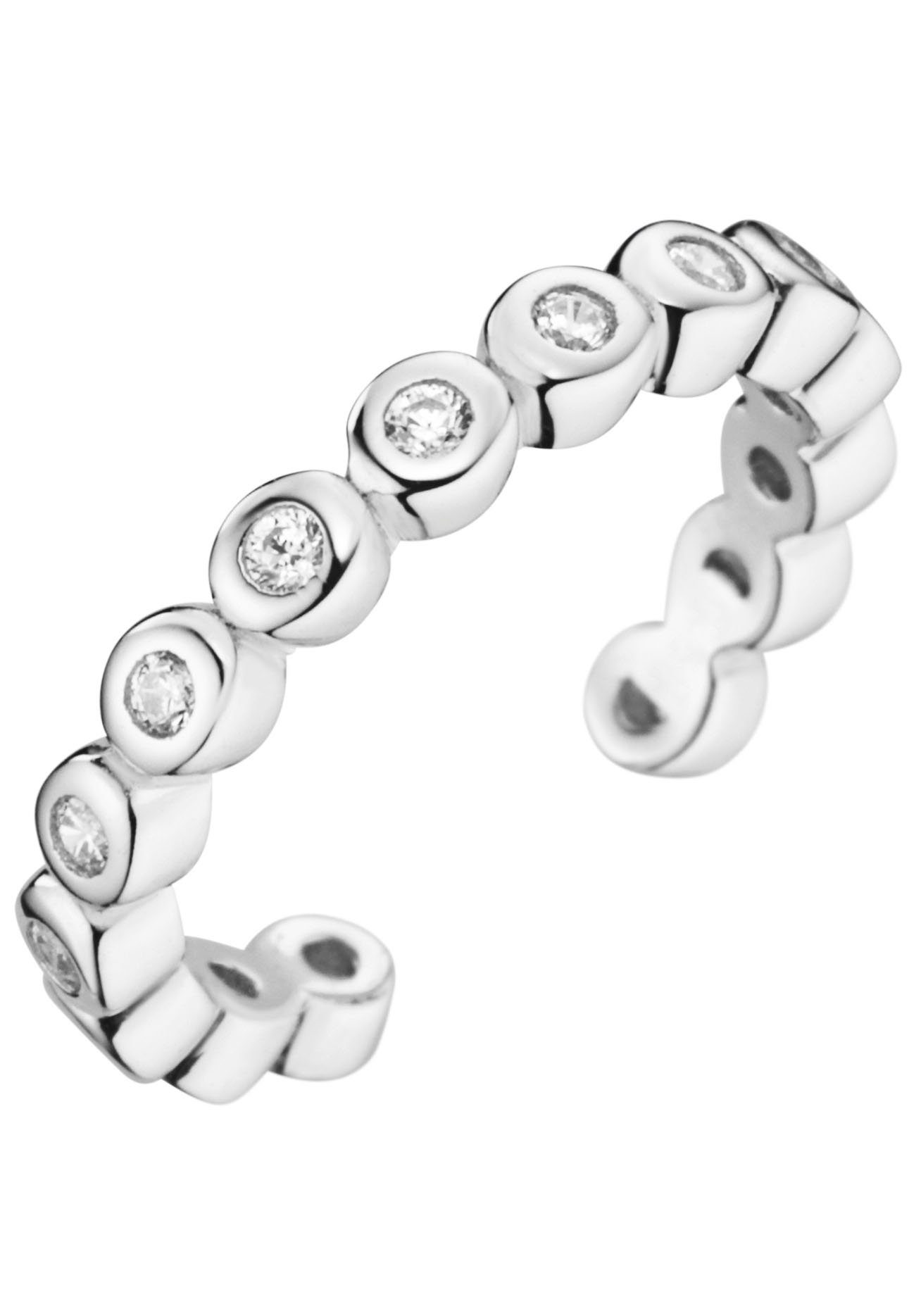 Firetti Ohrklemme Schmuck Geschenk Silber 925 Ear Cuff, mit Zirkonia (synth)