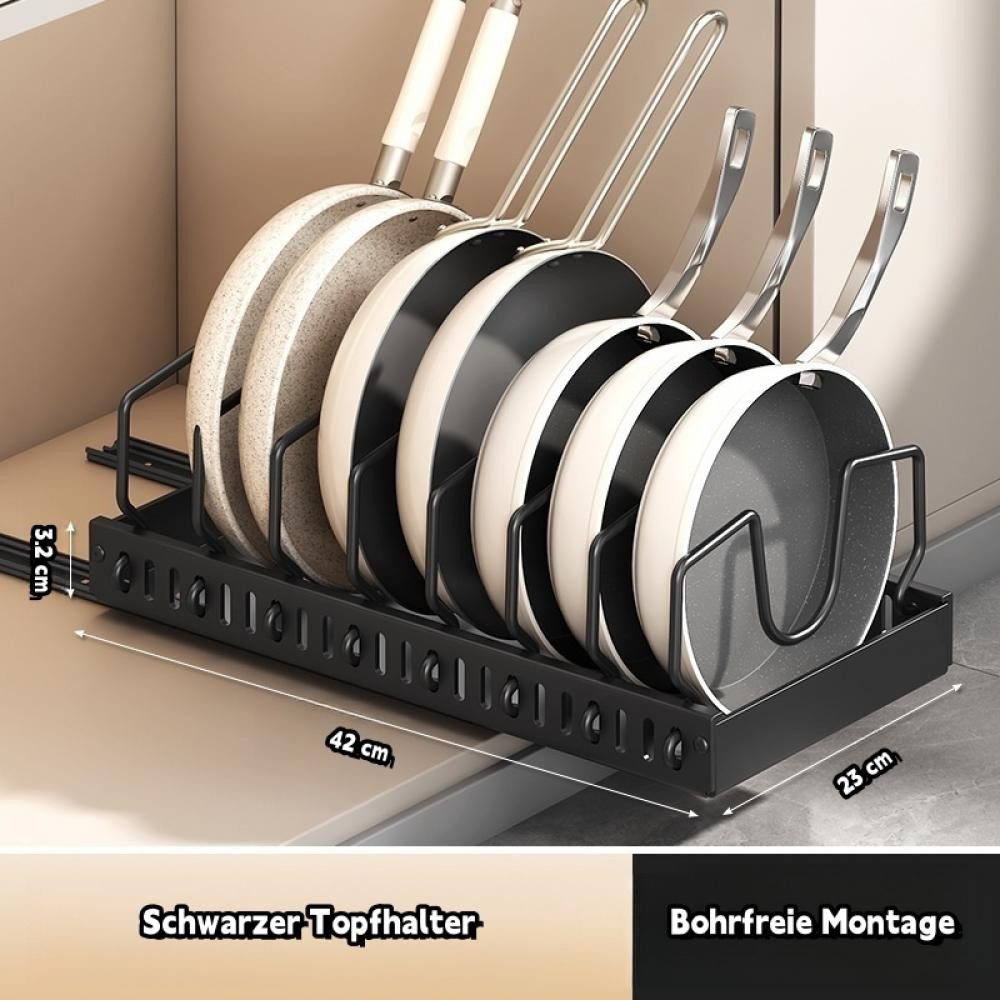 BBWL Küchenregal Verstellbarer Küchen-Pot Organizer für günstig online kaufen