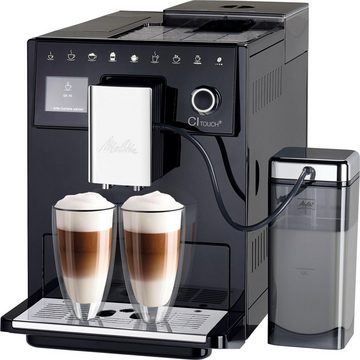 Melitta Kaffeevollautomat CI Touch® F630-102, schwarz, Bedienoberfläche mit Touch & Slide Funktion, flüsterleises Mahlwerk