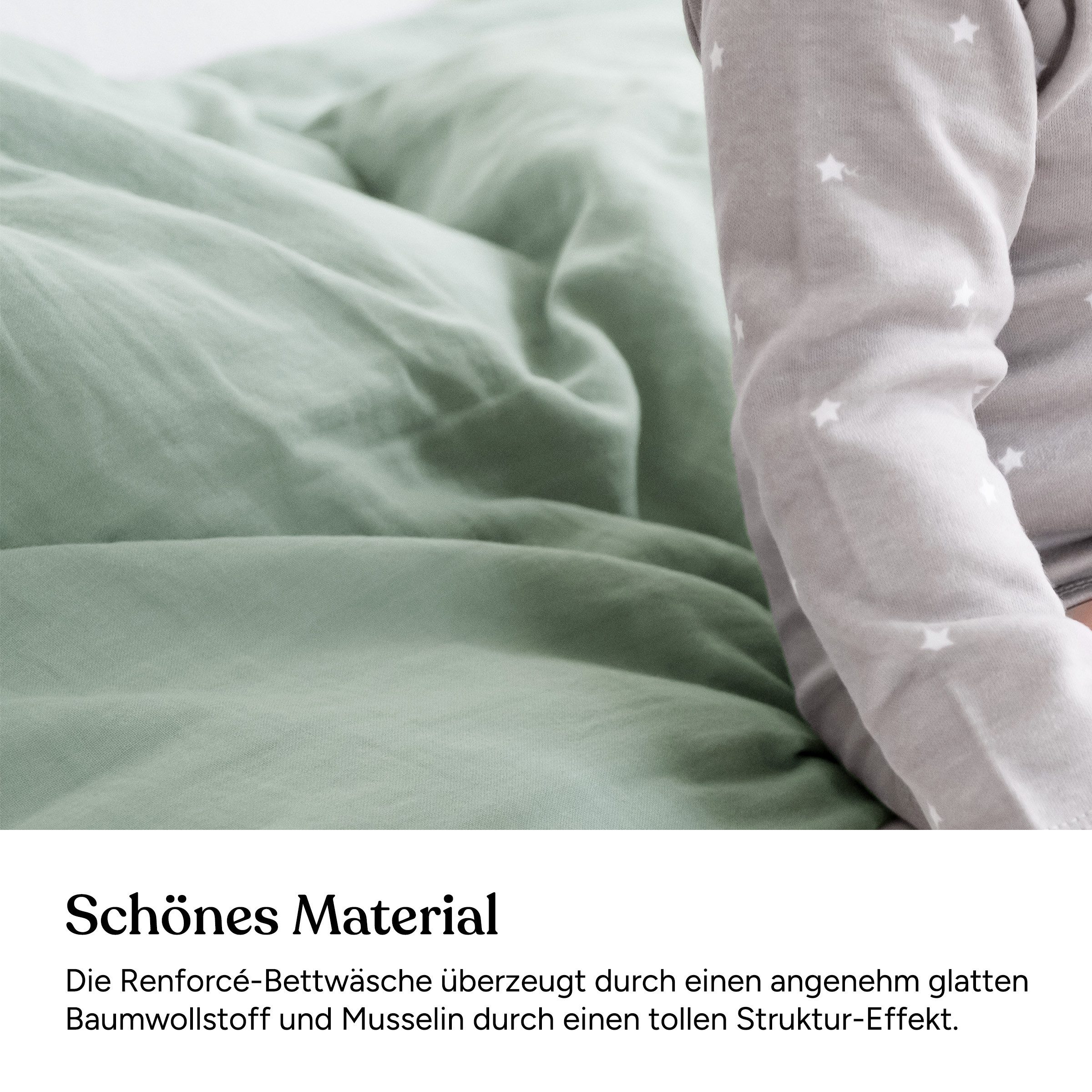 Ehrenkind Kinderbettwäsche Kinder Bettwäsche, 100% Bio-Baumwolle, Standard 100 by Oeko-TEX – Bild 4 von 5