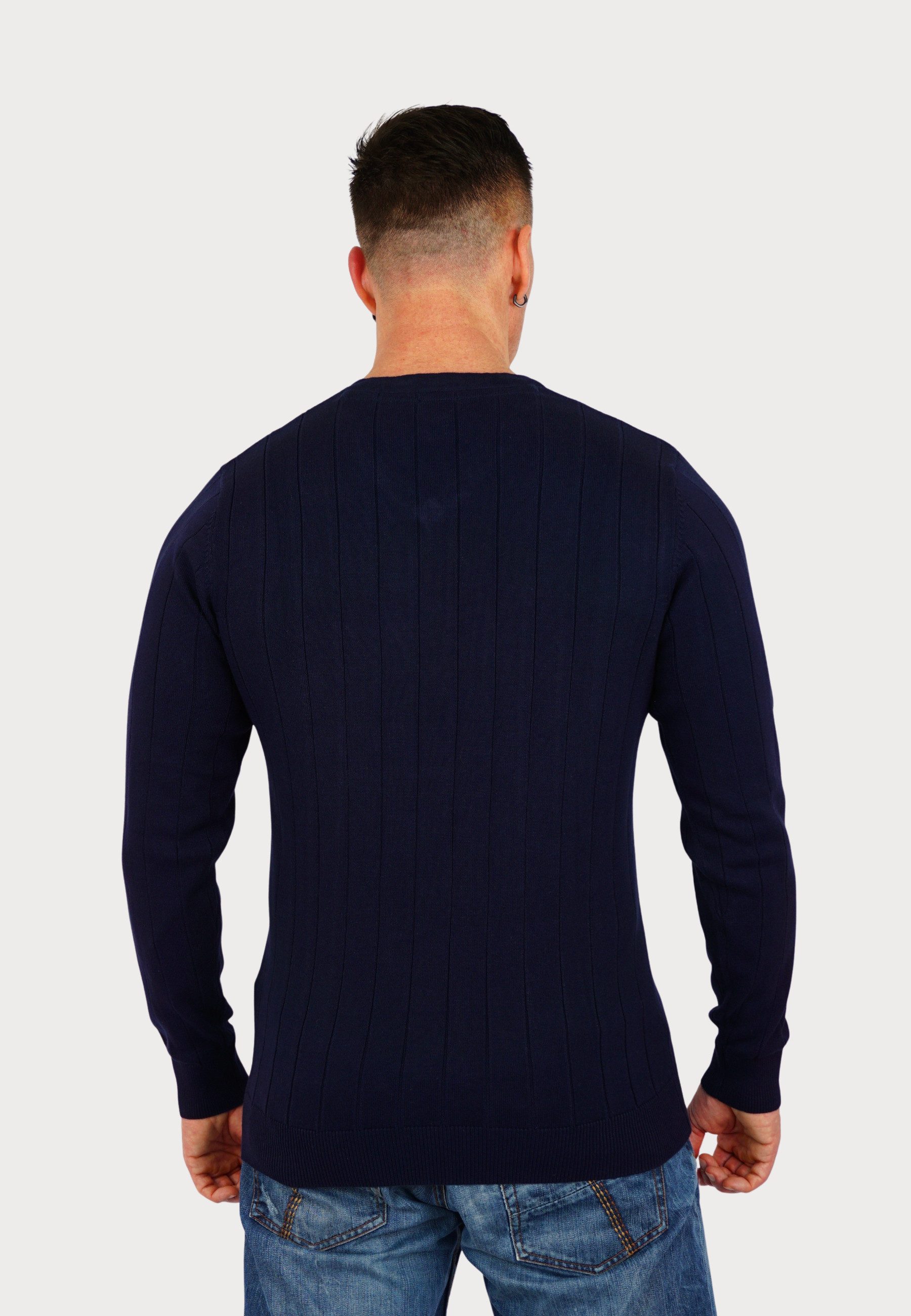 U.S. Polo Assn. Strickpullover Pullover Strick Zopfmuster (1-tlg)