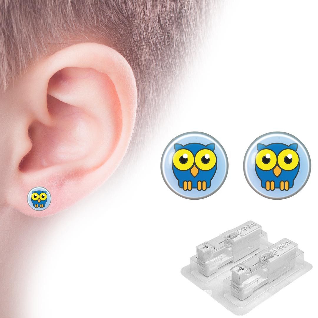 Studex Paar Серьги-гвоздики Medizinische Серьги-гвоздики: Erstohrstecker „Eule“