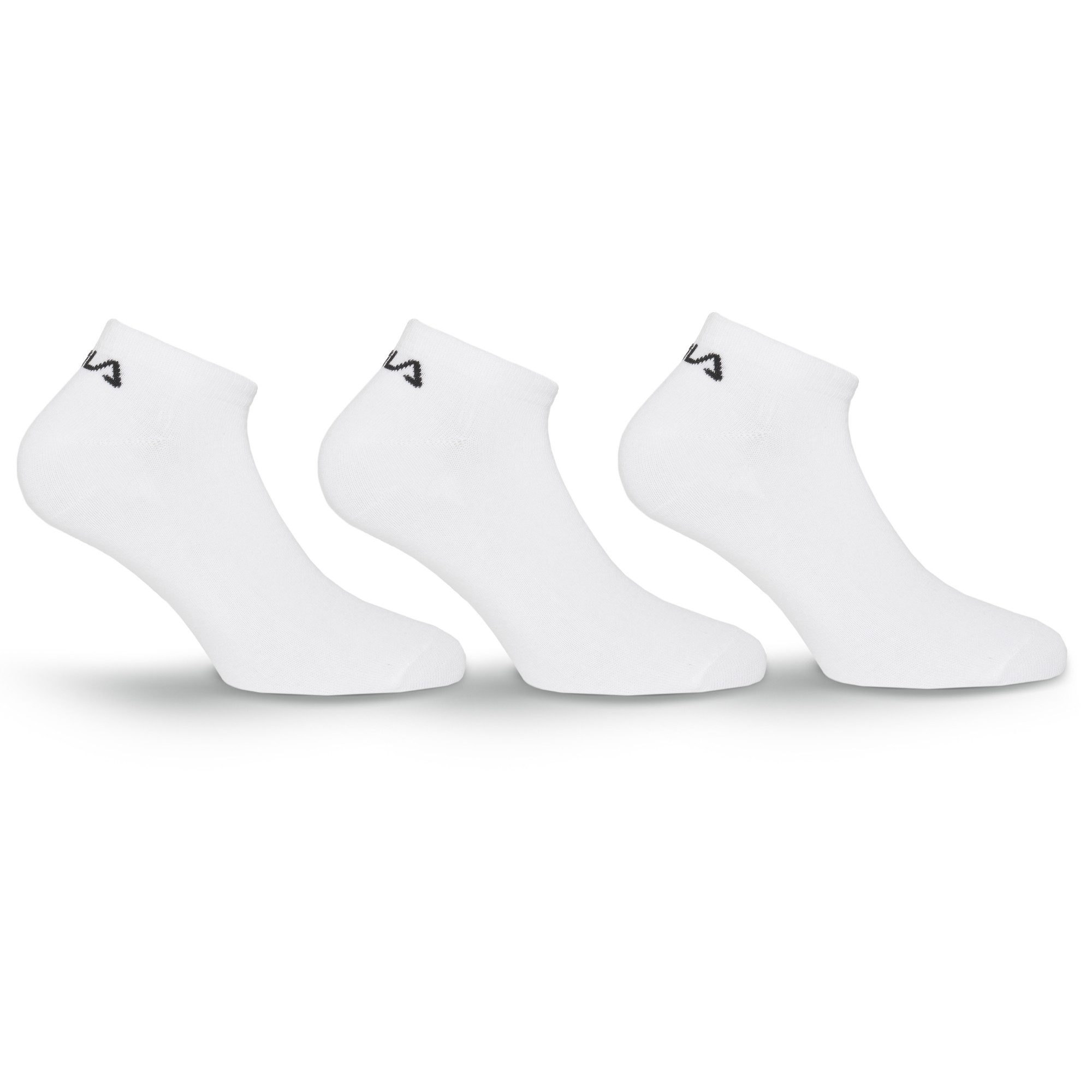 Fila Socken UNISEX INVISIBLE PLAIN SOCKS (3-Paar) mit eingestricktem Logo an der Ferse