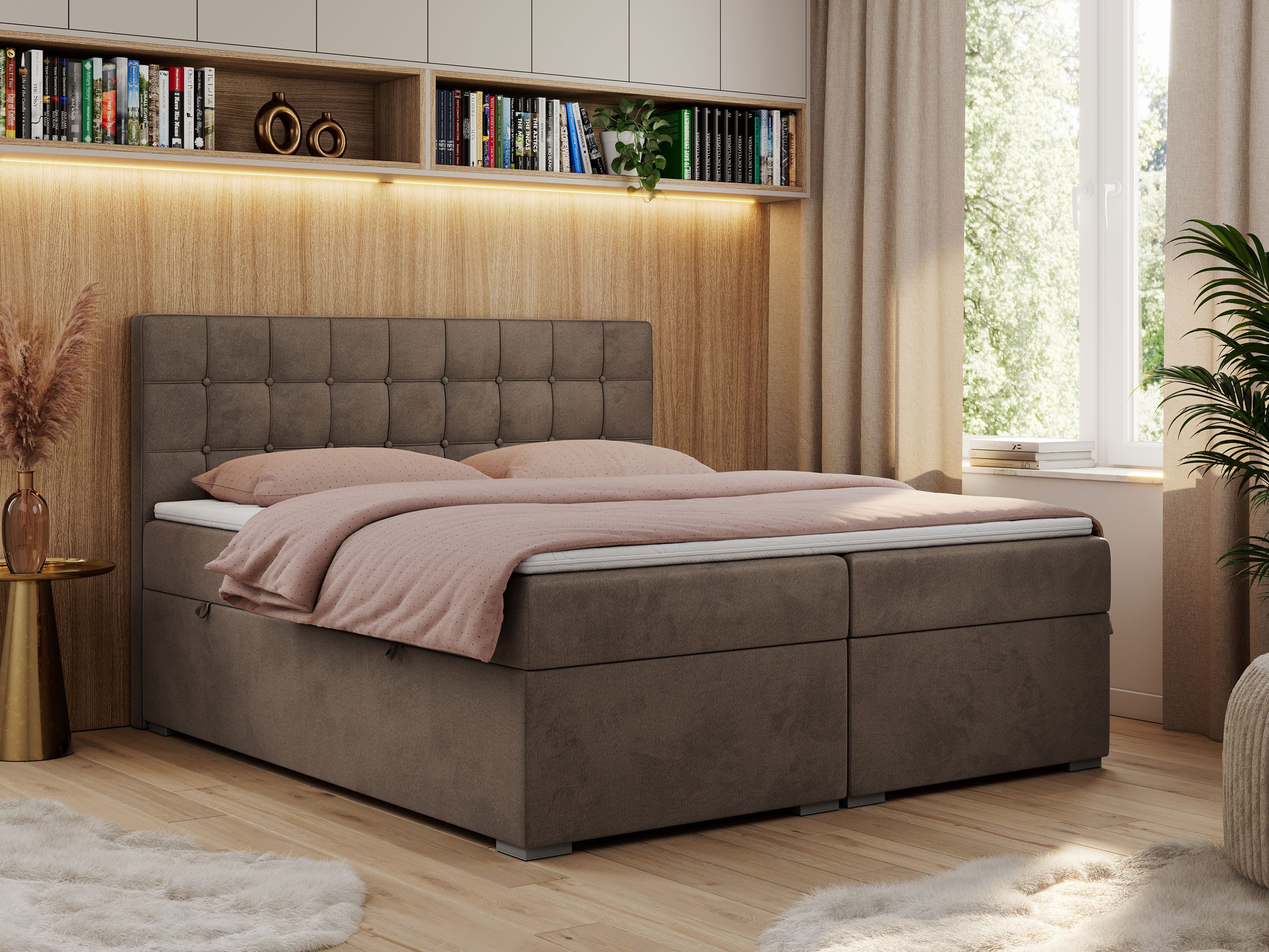 MKS MÖBEL Boxspringbett CARMEN (Set, Packung, günstig online kaufen