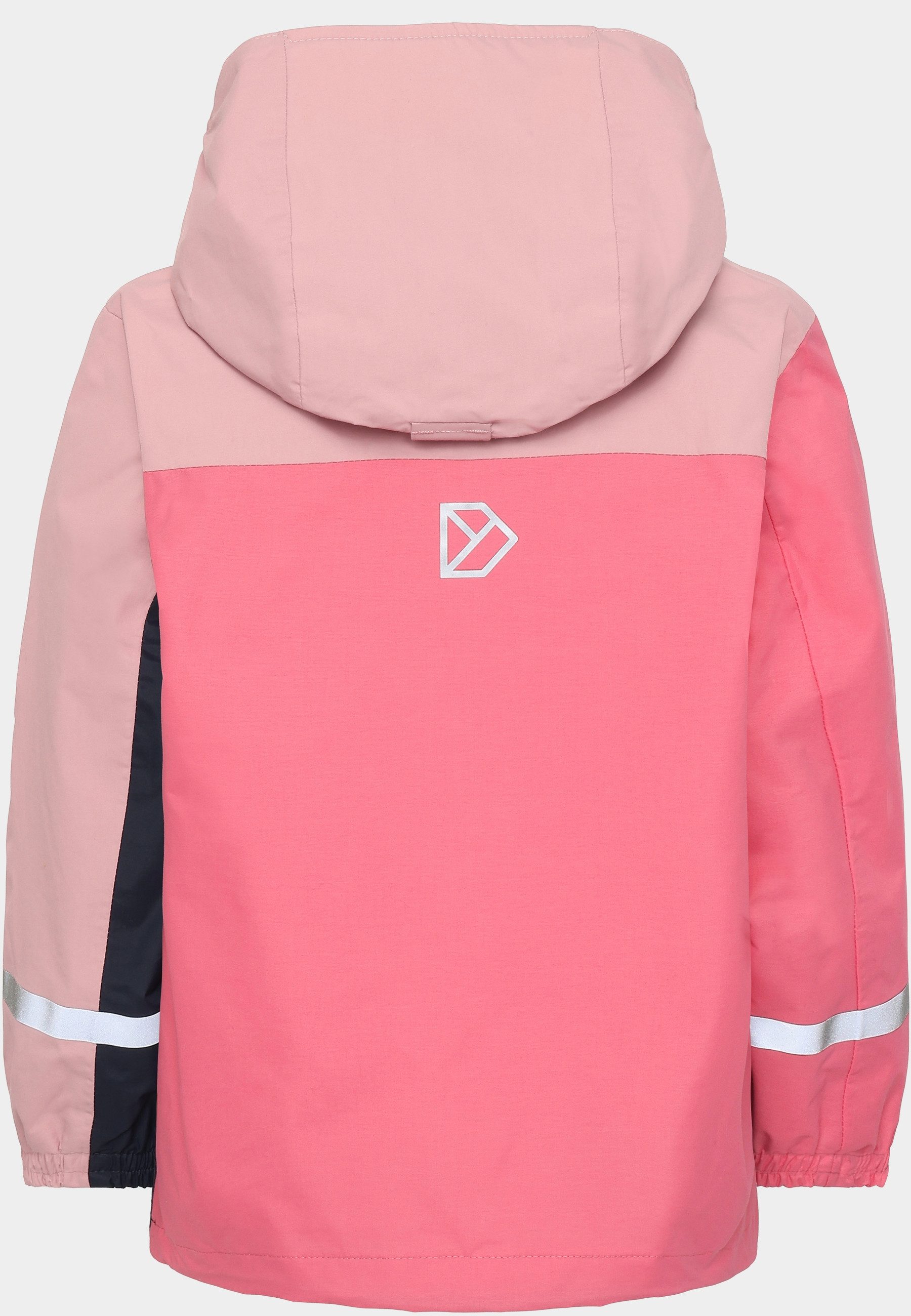 Didriksons Regenjacke Übergangsjacke Für Kinder wasserdicht winddicht atmungsaktiv PILVI mit Kapuze mit Taschen