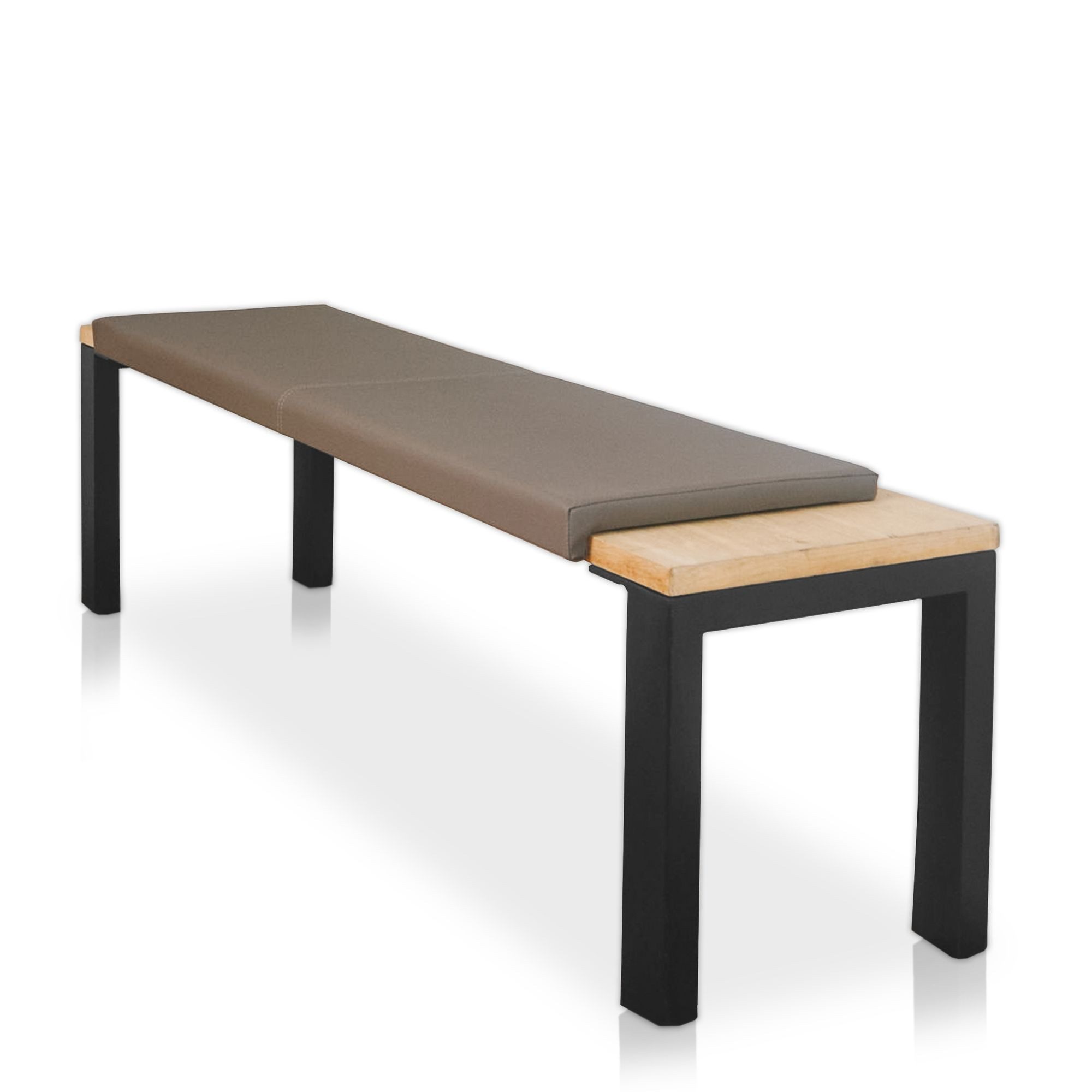 Lycce Bankauflage XXL Klemmkissen, Bankauflage, Sitzkissen für Sitzbank, viele Farben, (1 St), verrutscht nicht, 150cm breit, hochwertiger Kunstlederbezug