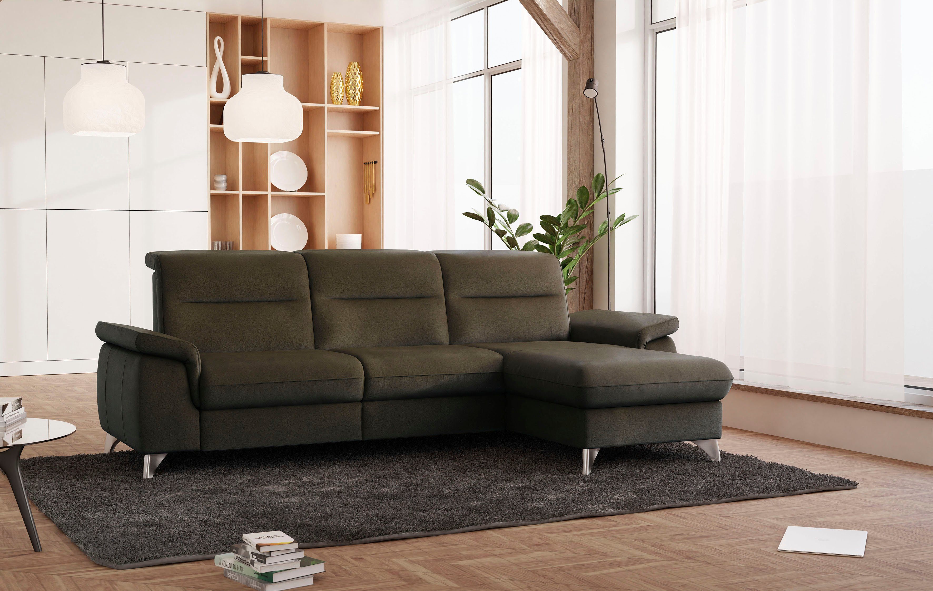 sit&more Ecksofa Astoria, wahlweise mit motorischer Relaxfunktion