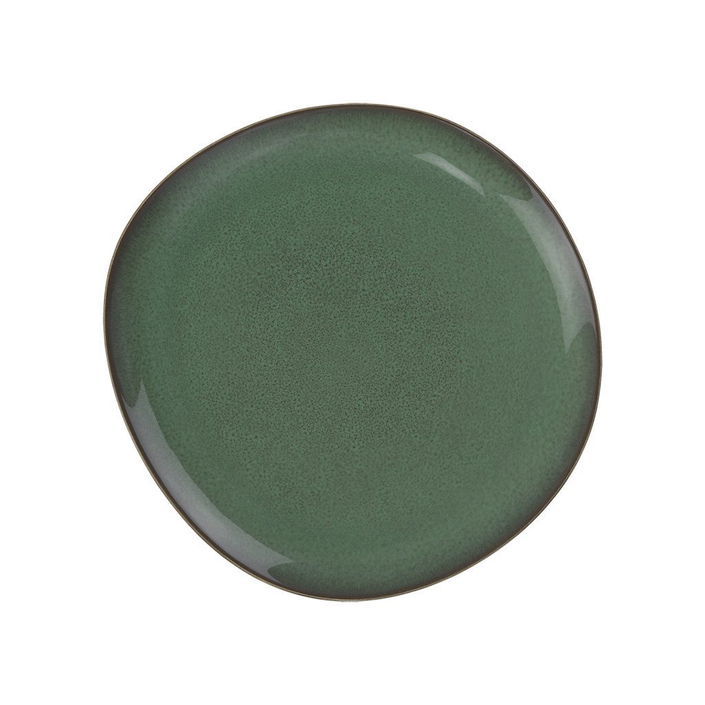 like. by Villeroy & Boch Servierplatte Lave Vert Servierplatte 32x31,5x3cm, Steingut, (1-tlg)