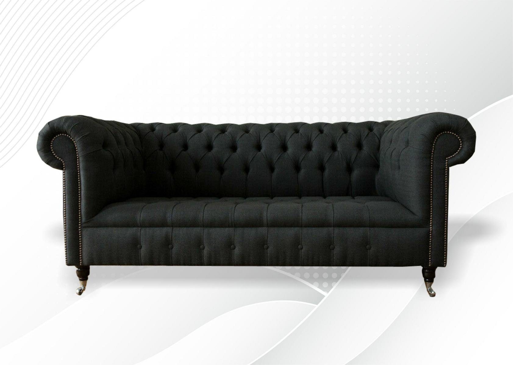 Couch Design Sitzer JVmoebel Chesterfield Chesterfield-Sofa, Sofa cm 197 3