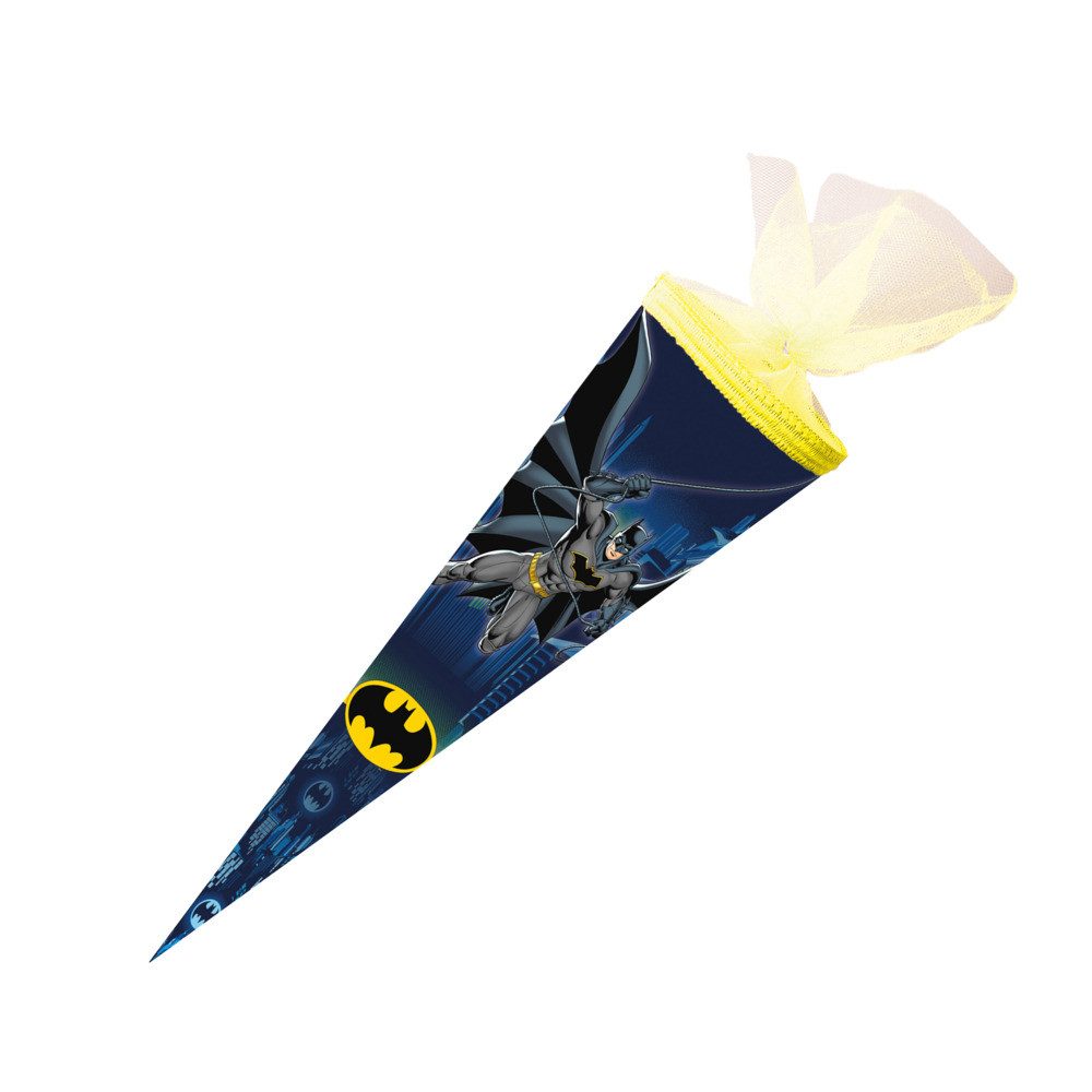 Fotoalbum Nestler Schultüte DC Batman rund mit Tüllverschluss 50cm