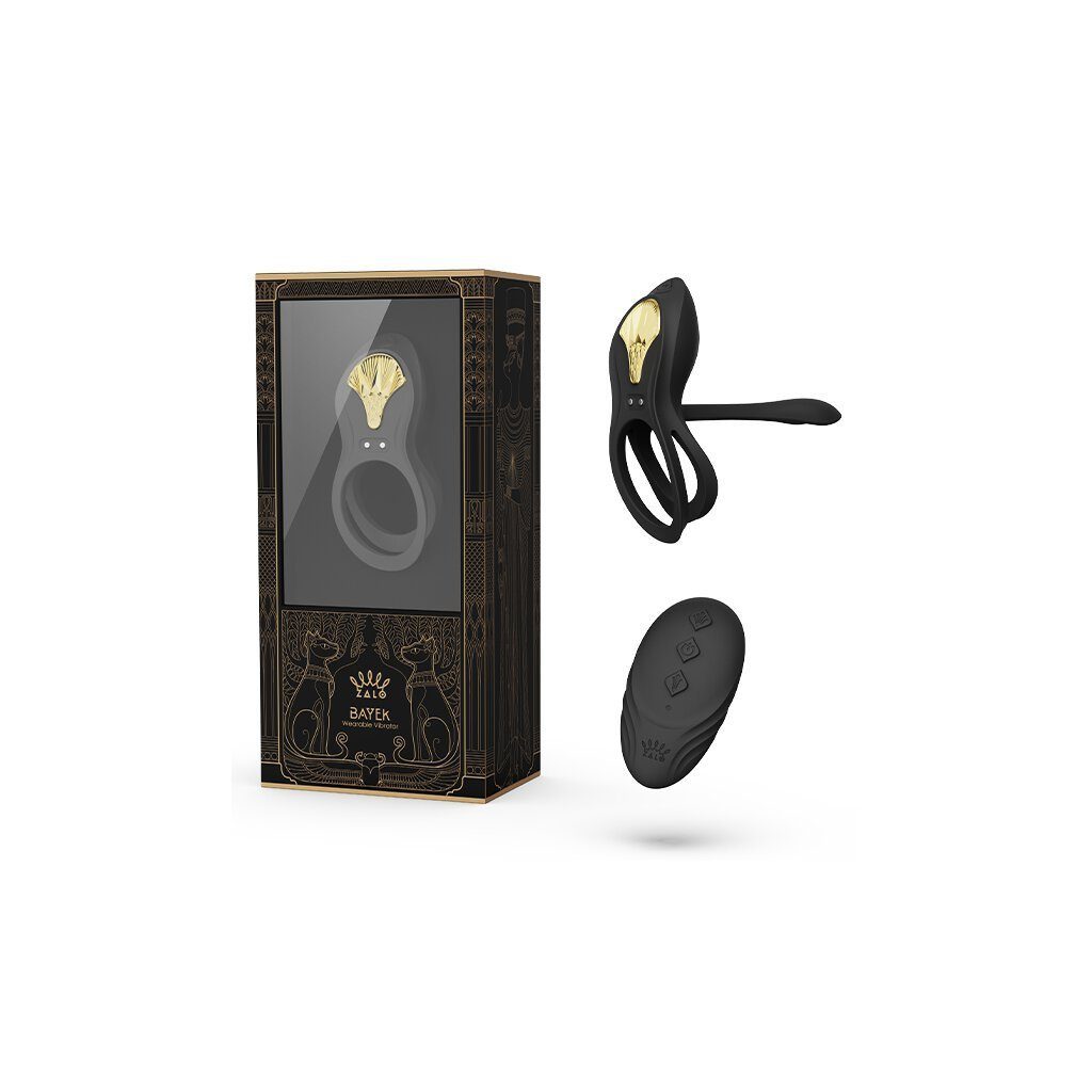 Zalo Paar-Vibrator Zalo Bayek Wearable Massager Obsidian Black, App-Fernbedienung für große Entfernungen