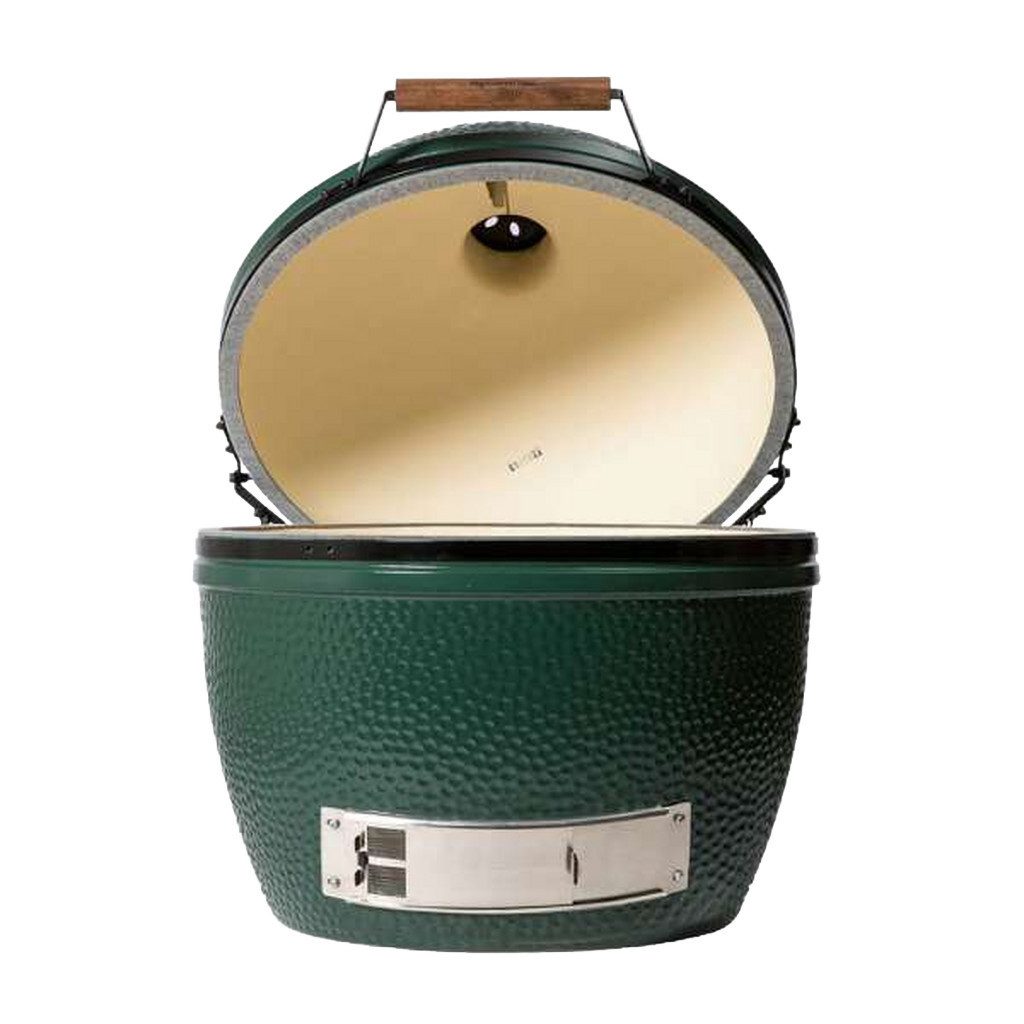 Big Green Egg Holzkohlegrill Big Green Egg XLarge inkl. Nest auf Rollen, Außentisch