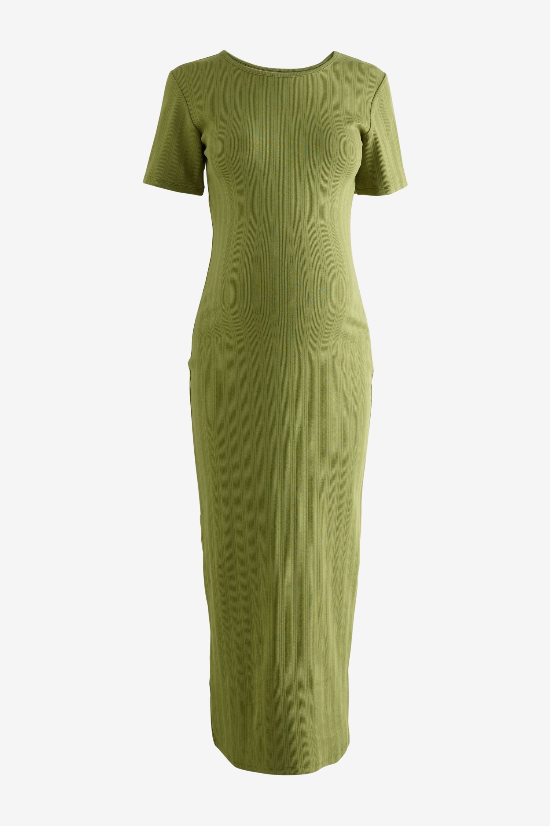 Next Umstandskleid Geripptes Midaxi-Kleid, Umstandsmode (1-tlg) günstig online kaufen