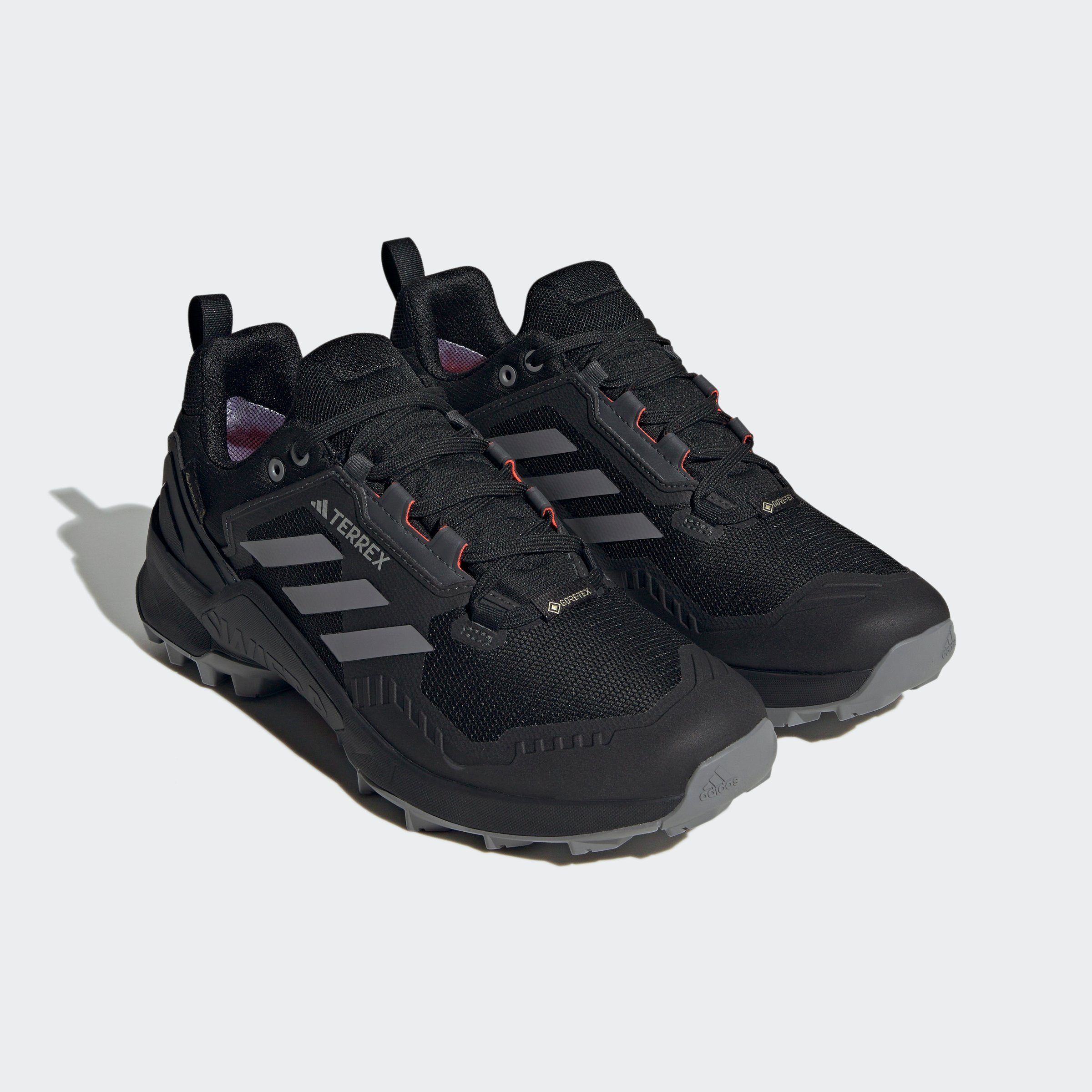 adidas TERREX TERREX SWIFT R3 GORE-TEX Wanderschuh wasserdicht Core Black / Grey Three / Solar Red