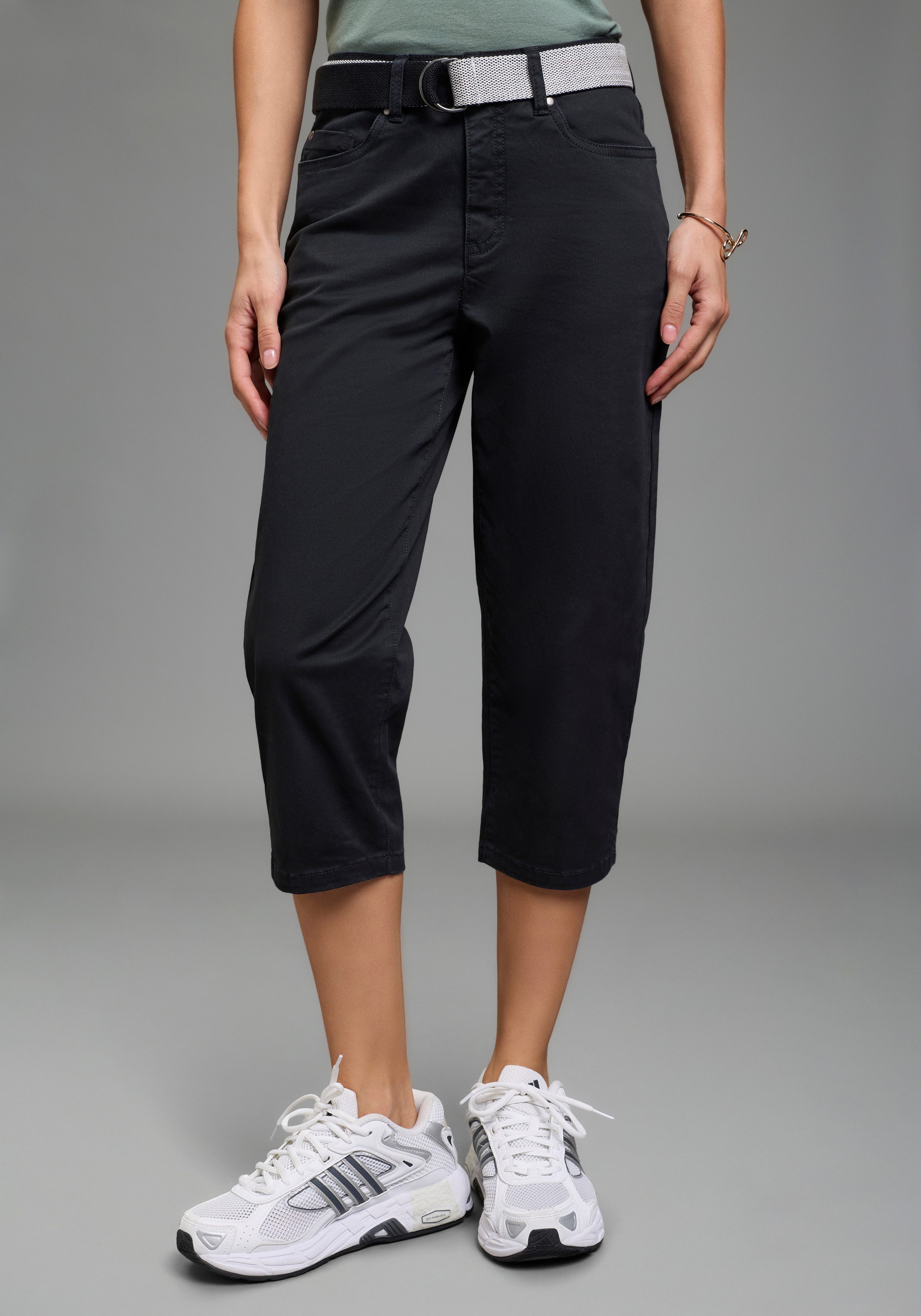 Laura Scott Caprihose Webhose für Casualmode und Streetwear, femininer Stil. € 49,99, (€ 49,99 pro 1 Stk).