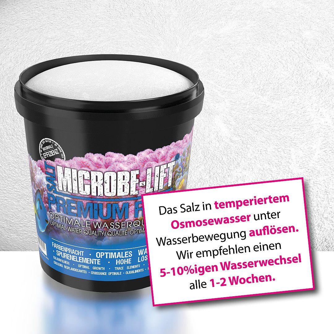 Aquarien-Substrat Microbe-Lift Salz für Wasseraufbereitung Meerwasseraquarium