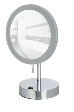 WENKO Kosmetikspiegel AURA, LED Ø 20 Beleuchtung 500% Vergrößerung Spiegel