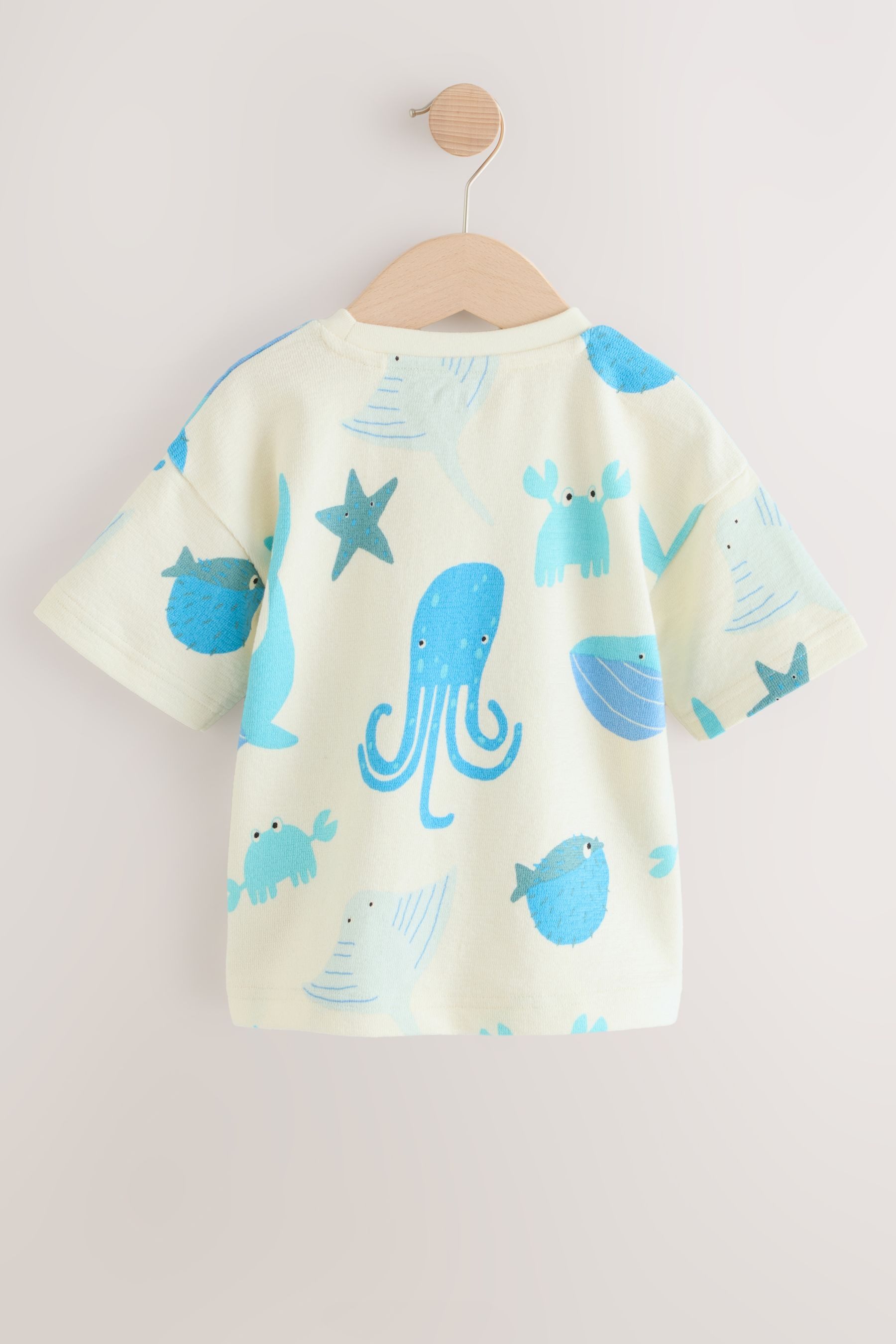 Next T-Shirt 3er-Pack strukturierte Henley Kurzarm-T-Shirts günstig online kaufen