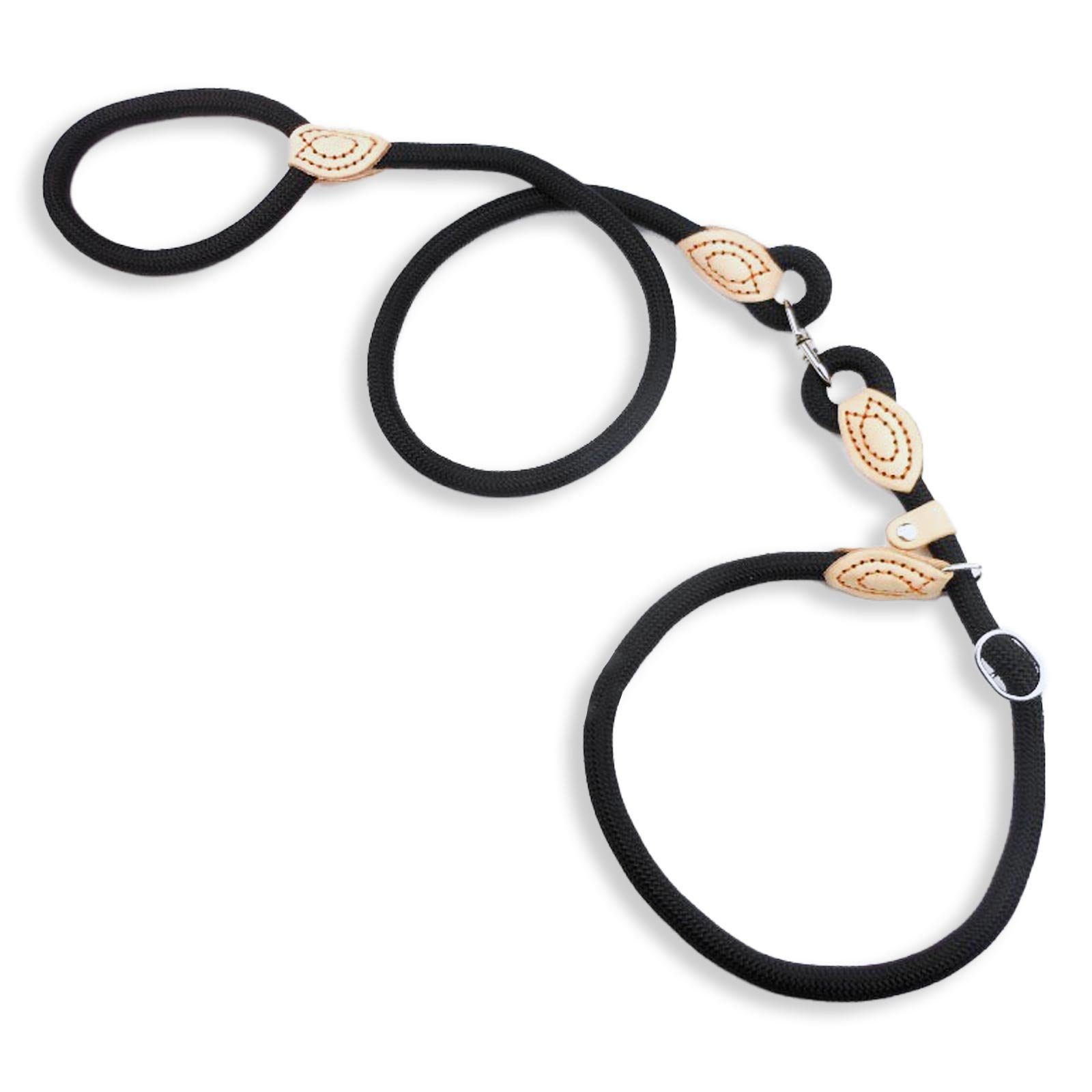 Monkimau Hundeleine Hundeleine mit Zugstopp Halsband für große Hunde - Leine Nylon in, Nylon (Packung)