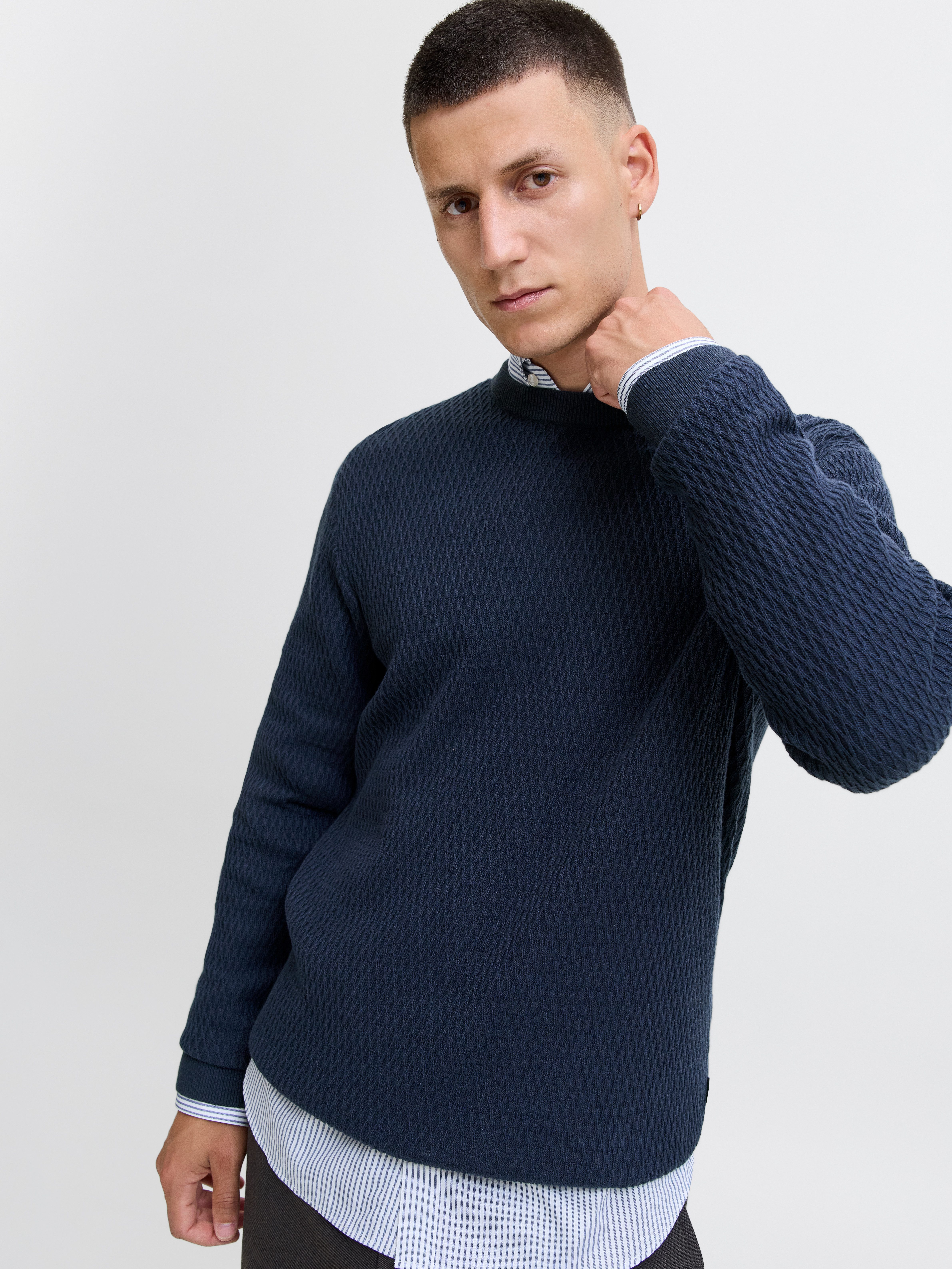 Jack & Jones Strickpullover JPRBLAREAGAN KNIT CREW NECK günstig online kaufen