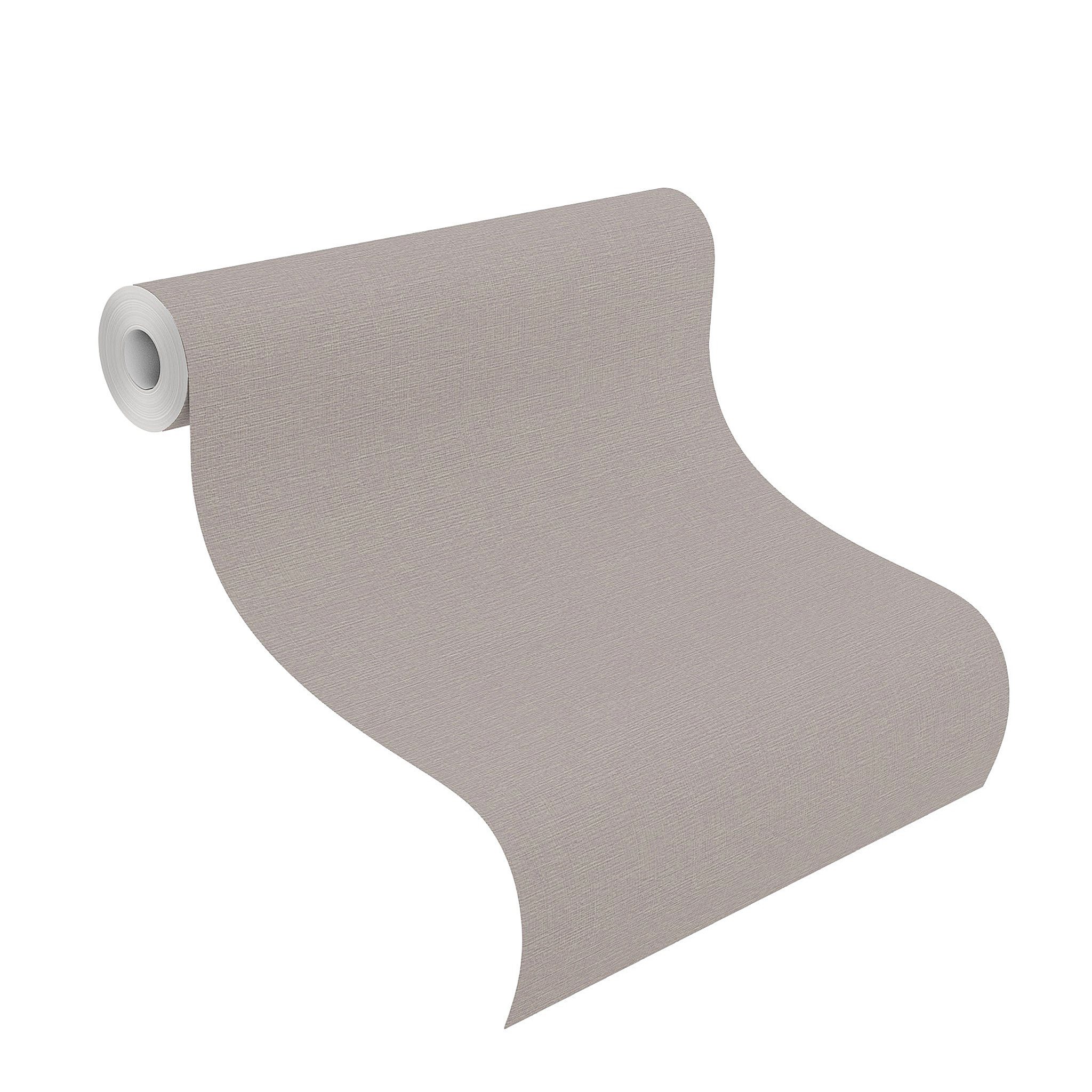 Rasch Vliestapete Leinenstruktur in Grau - Einfabrig - my moments, strukturiert, einfarbig, uni, Leinenoptik, Strukturmuster, unifarben, Ton-in-Ton, (1 St), textile Struktur