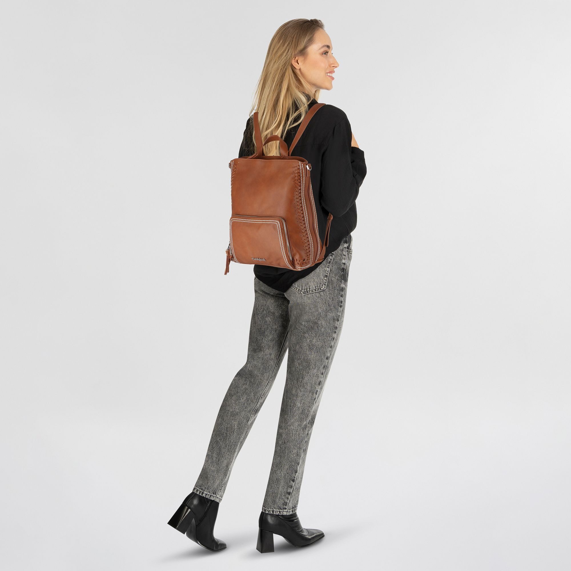 Desigual Rucksack Trama, Polyurethan