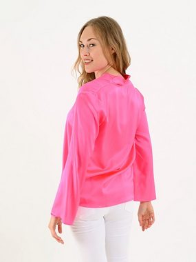 TONNO & PANNA Seidenbluse Seidenbluse Diane Neon Pink