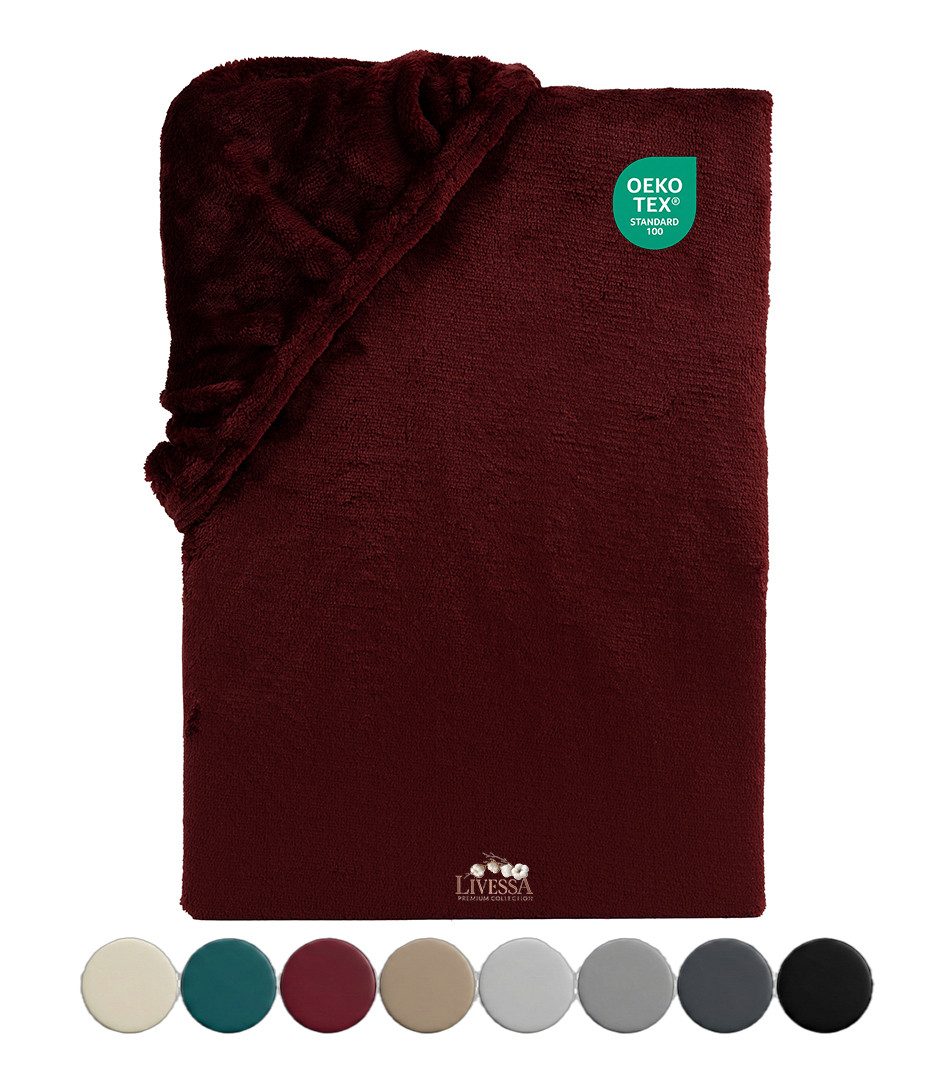 livessa Spannbettlaken Cashmere Touch Spannbettlaken – kuschelig weich, mit günstig online kaufen