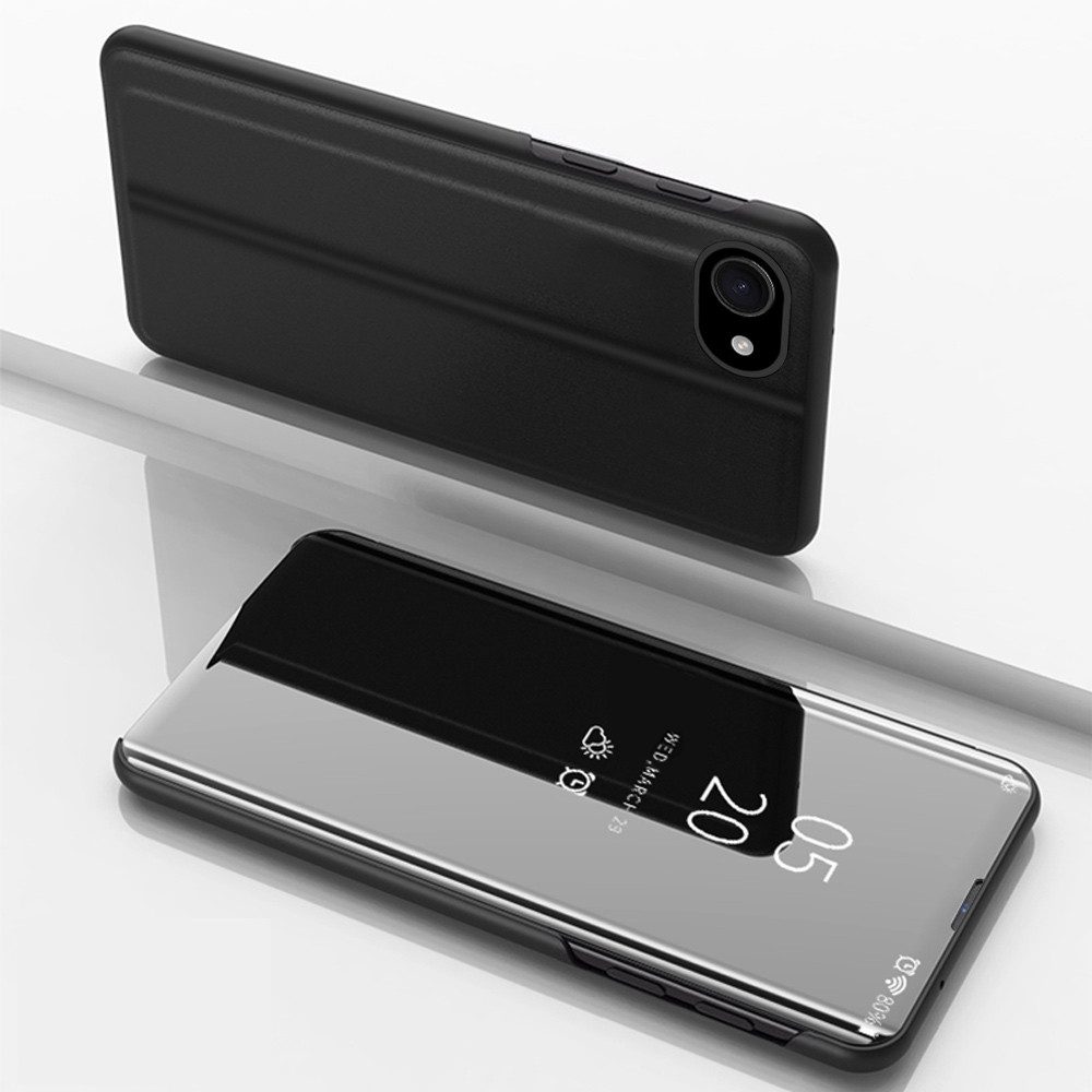 FITSU Handyhülle Handyhülle Spiegel Hülle für Apple iPhone 16e Handytasche Flipcase 6,1 zoll, Schlanke Handytasche Flipcase für Apple iPhone 16e Handyhülle