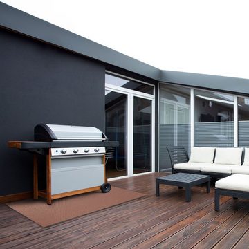 Outdoorteppich Design Milazzo, Kubus, rechteckig, für Balkon, Terrasse und Garten