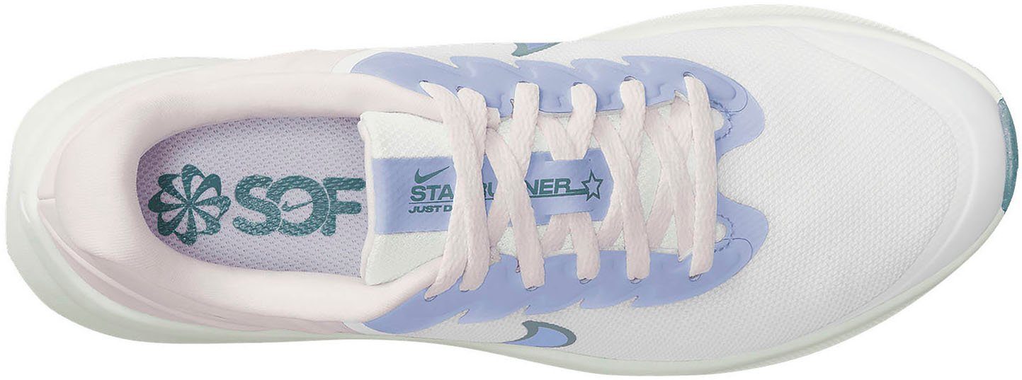 Nike STAR RUNNER 3 (GS) WHITE-COBALT-BLISS-PEARL-PINK Laufschuh