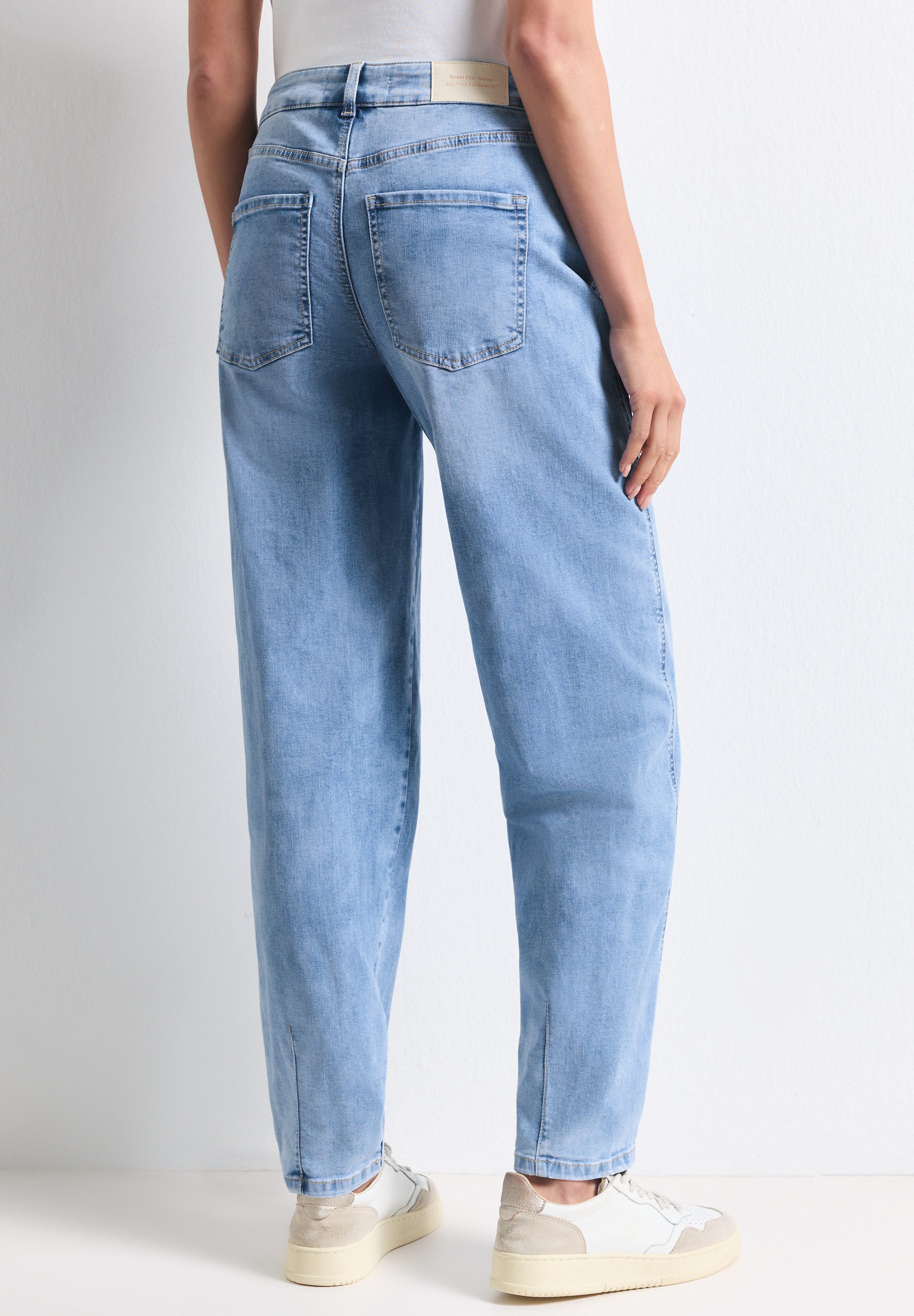 STREET ONE Loose-fit-Jeans High Waist