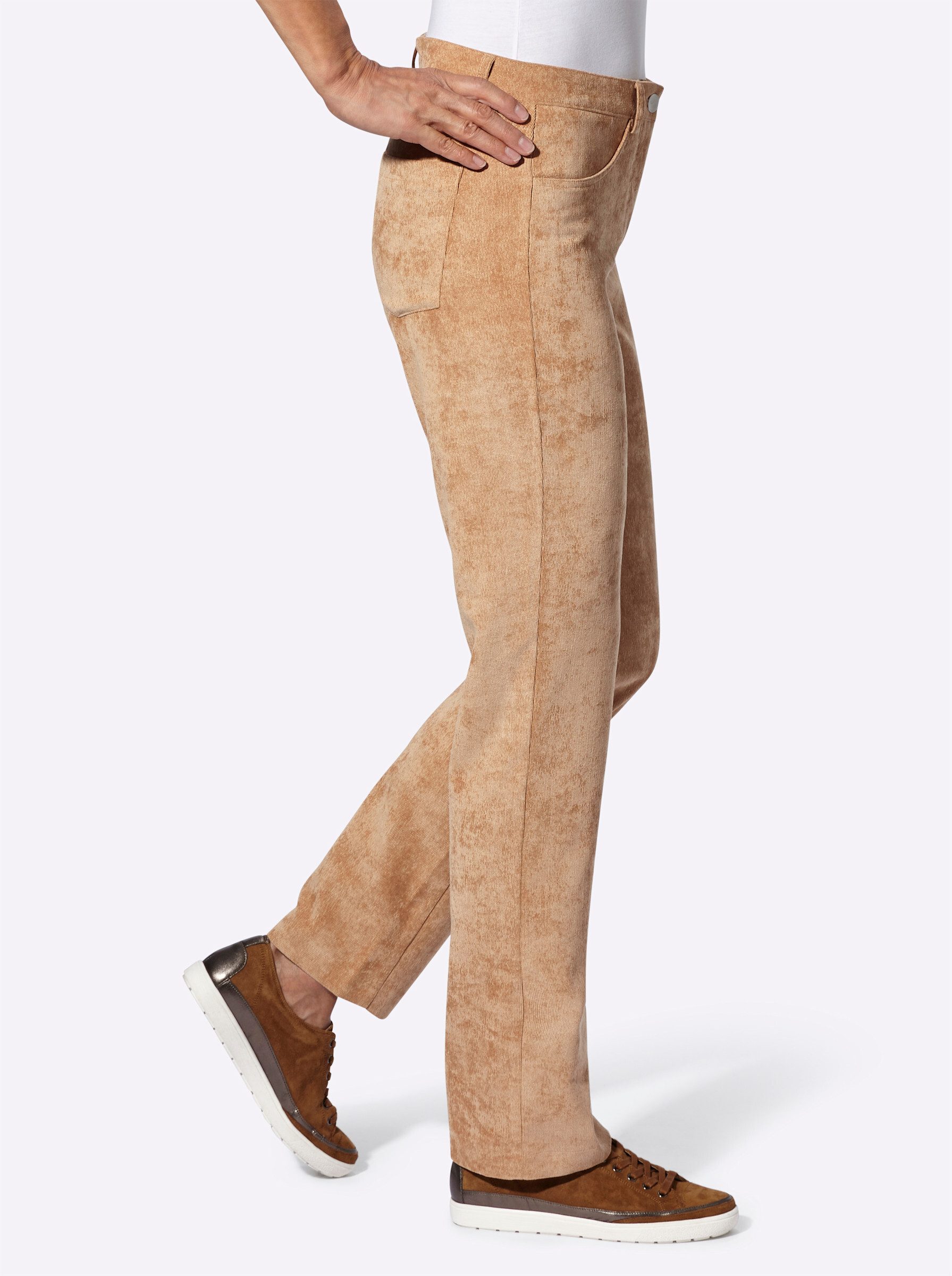 Sieh an! Jerseyhose Cordhose Innenbeinlänge ca. günstig online kaufen