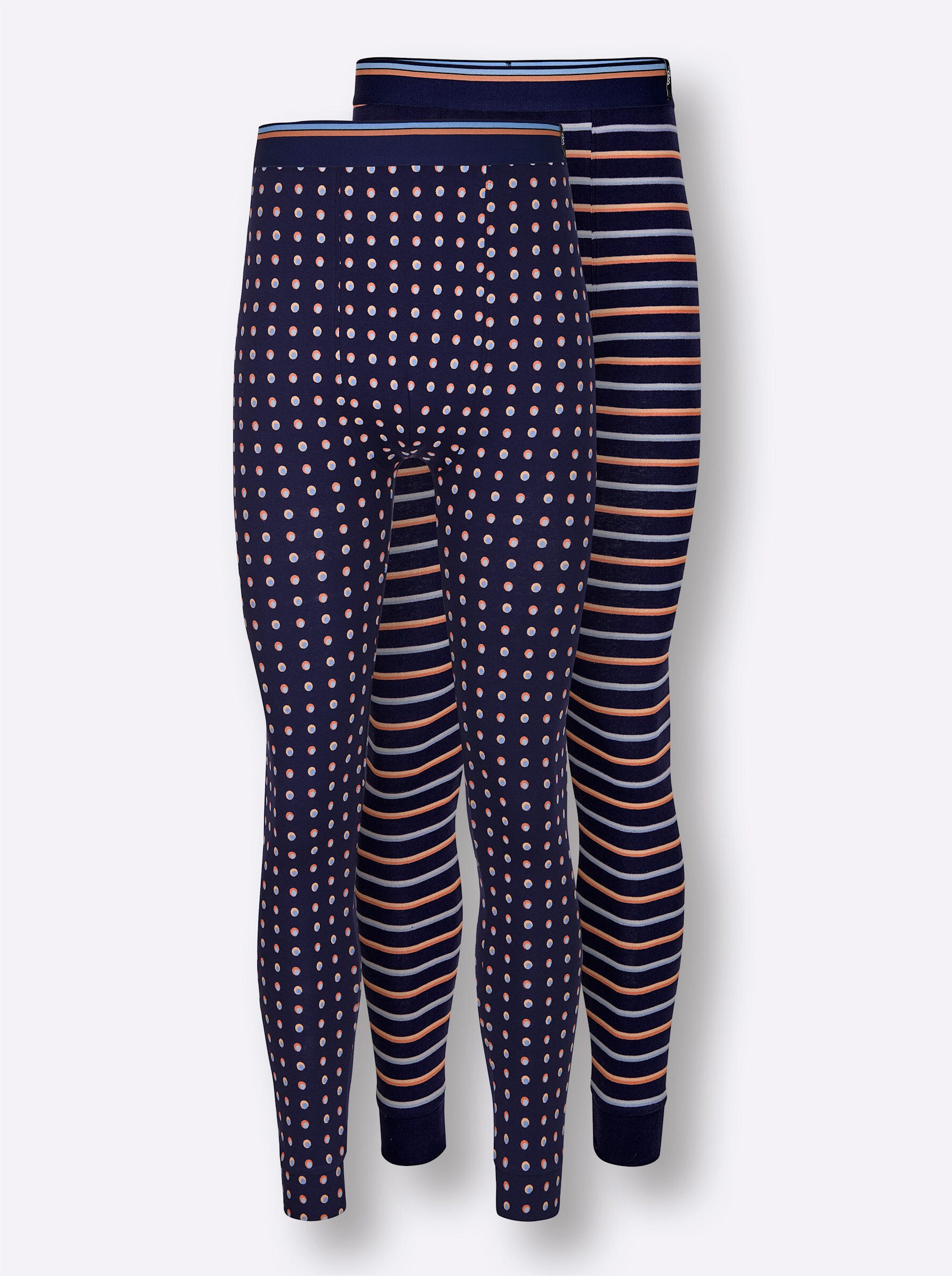 marine-getupft + marine-gestreift