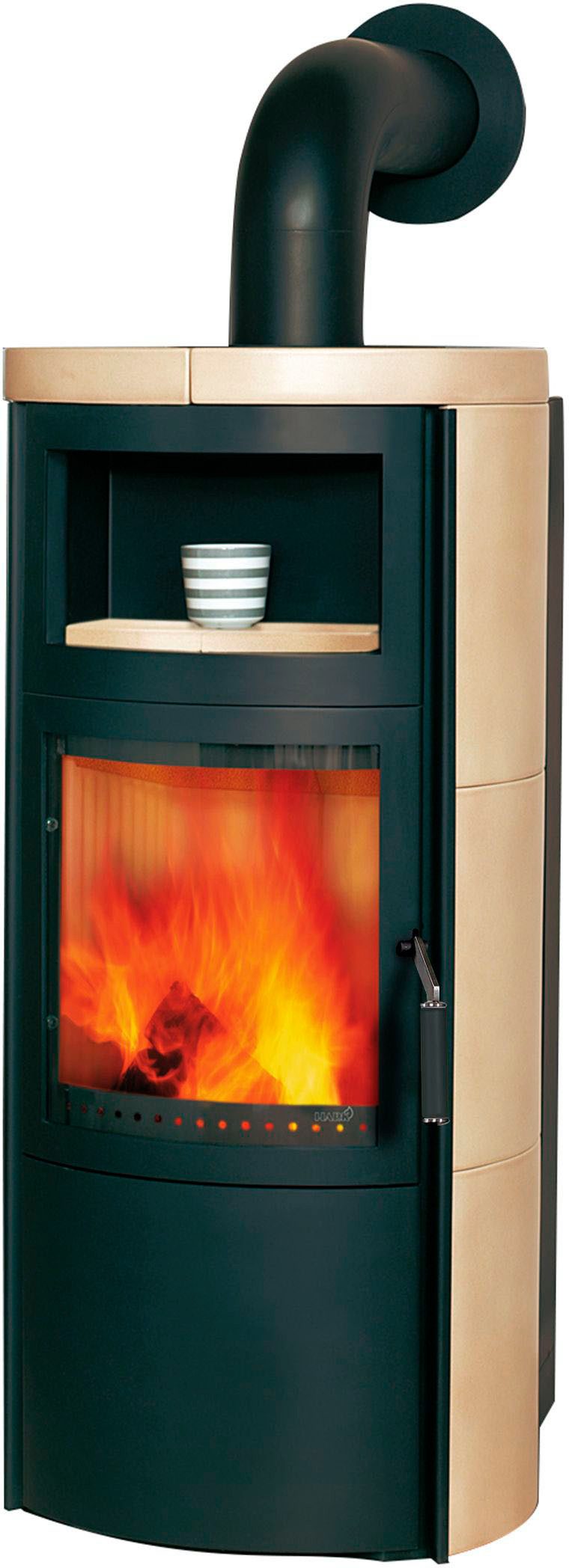 HARK Kaminofen Vito WW GT ECOplus 8,4 KW, 3,3 kW, Dauerbrand, creme