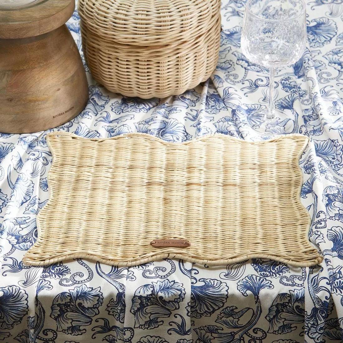 Rivièra Maison Tischdecke Platzset Benoa Placemat Rustic Rattan günstig online kaufen
