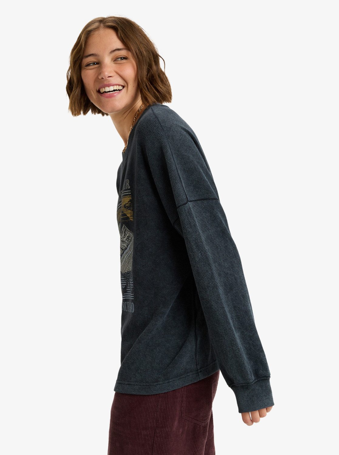 Roxy Sweatshirt EASTSIDE MIDWEIGHT (1-tlg)