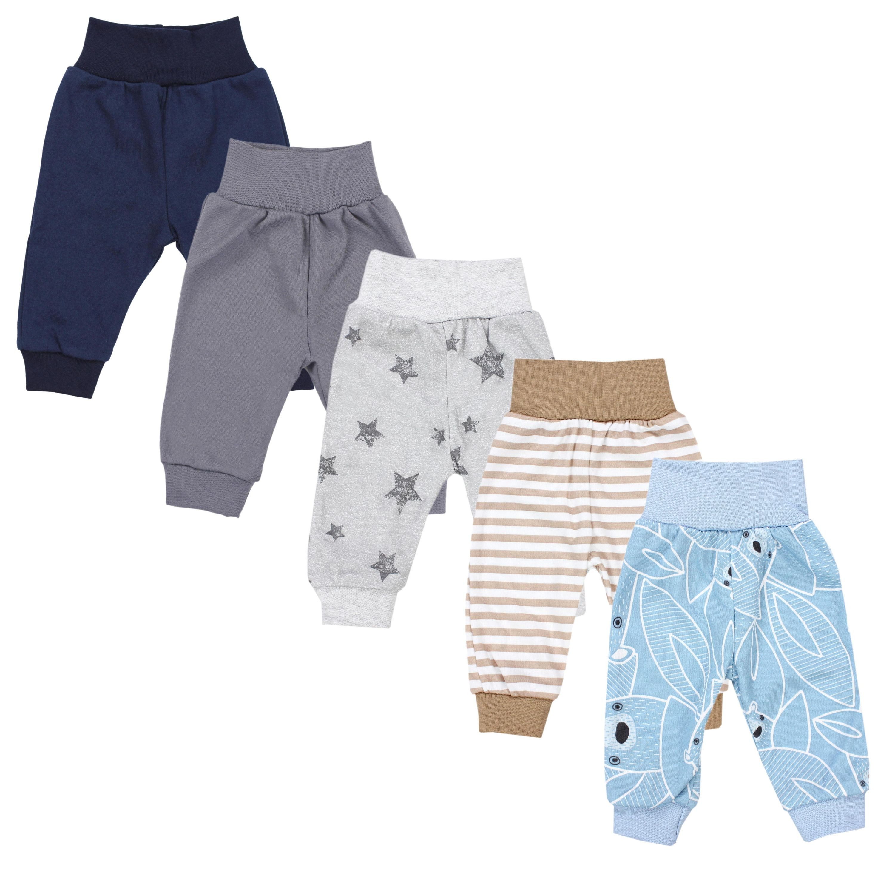 TupTam Pumphose Pumphose Baby 5er Pack Unisex – Bequeme Baby Hose aus Baumwolle