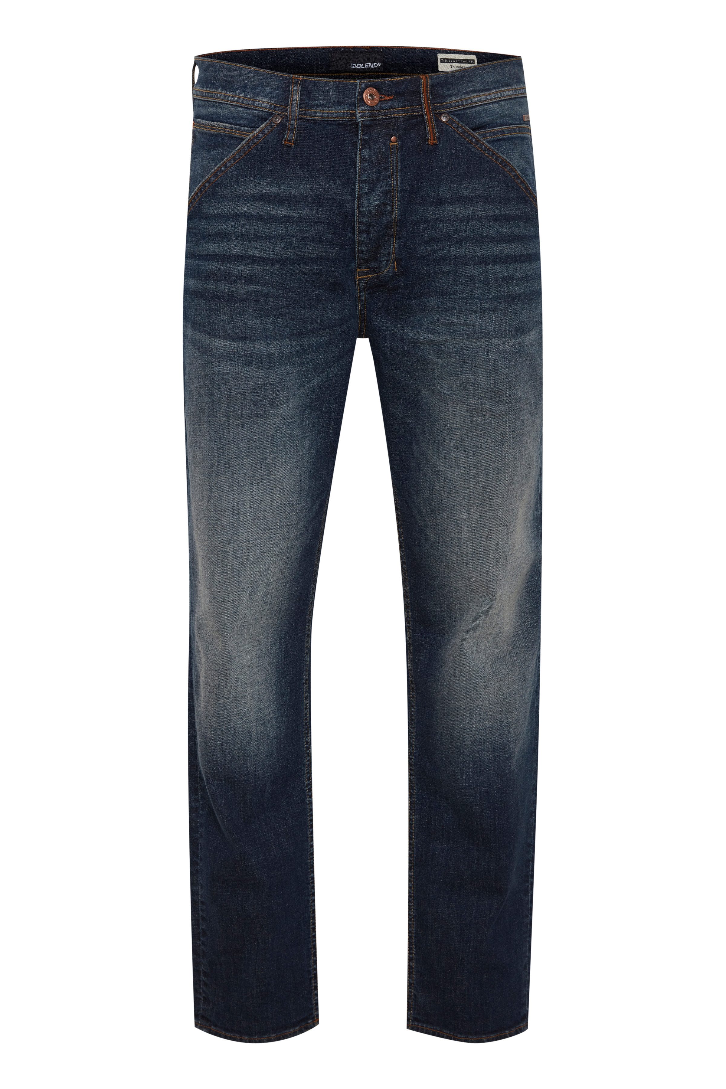 5-Pocket-Jeans BLEND JEANS THUNDER dark blue 20714982.200292