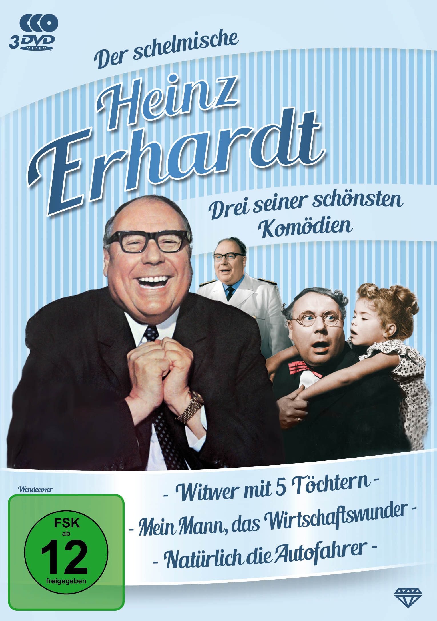 Fernsehjuwelen DVD Heinz Erhardt - 3-DVD-Box (3 DVDs), (1-St)