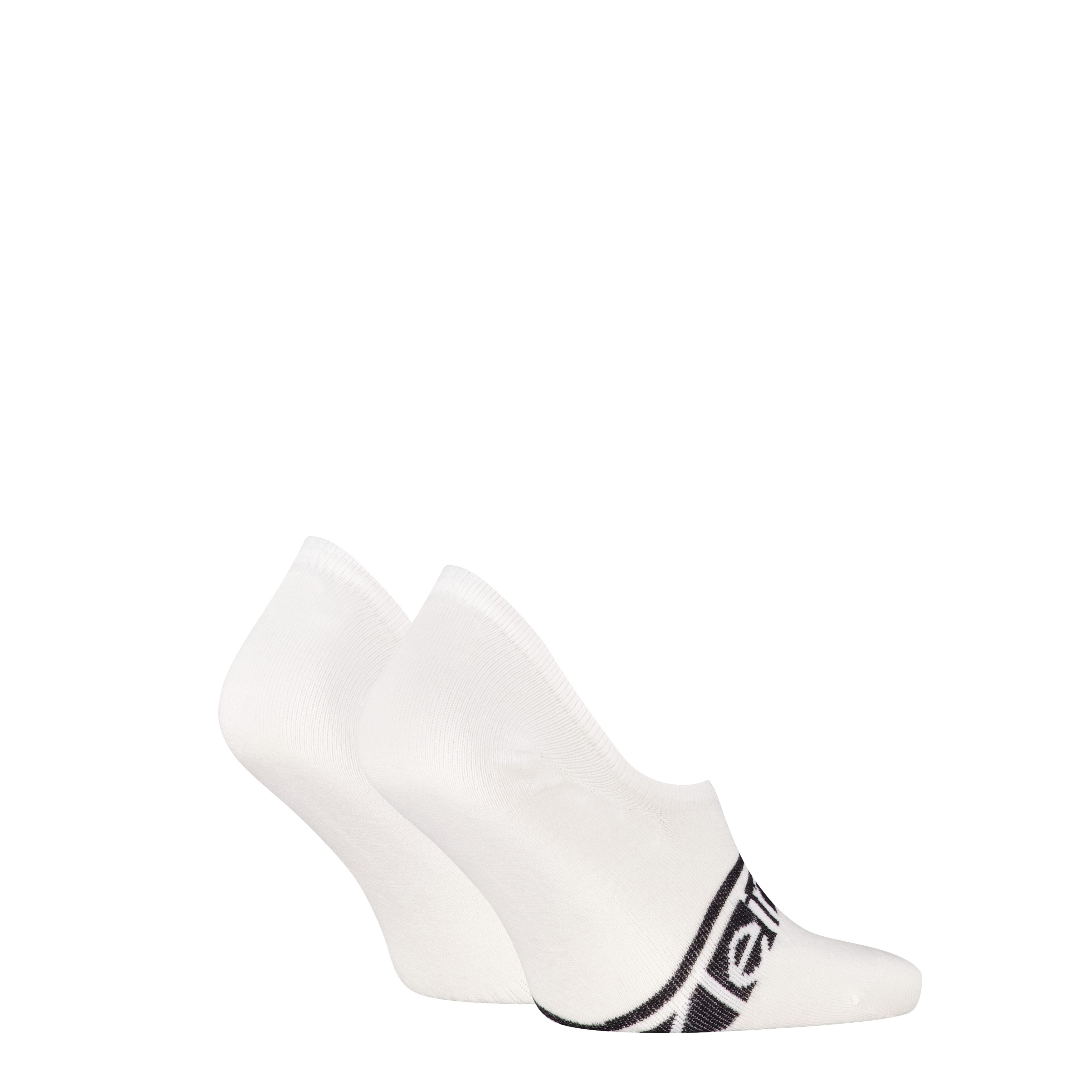 Calvin Klein Füßlinge CK MEN FOOTIE HC LOGO STRIPE (2 Paar) Antirutsch Noppen im Fersenbereich, Cotton-Mix, elastisch