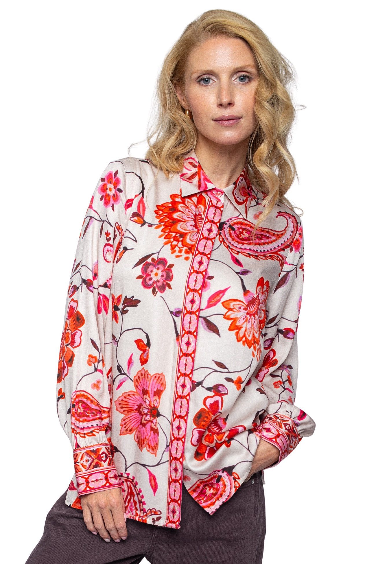 Emily Van Den Bergh Schlupfbluse Damenbluse 8636-140