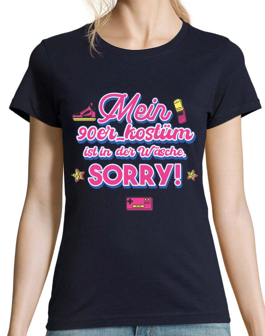 Youth Designz Print-Shirt Mein 90er Kostüm ist in der Wäsche Damen T-Shirt mit lustigem Frontprint
