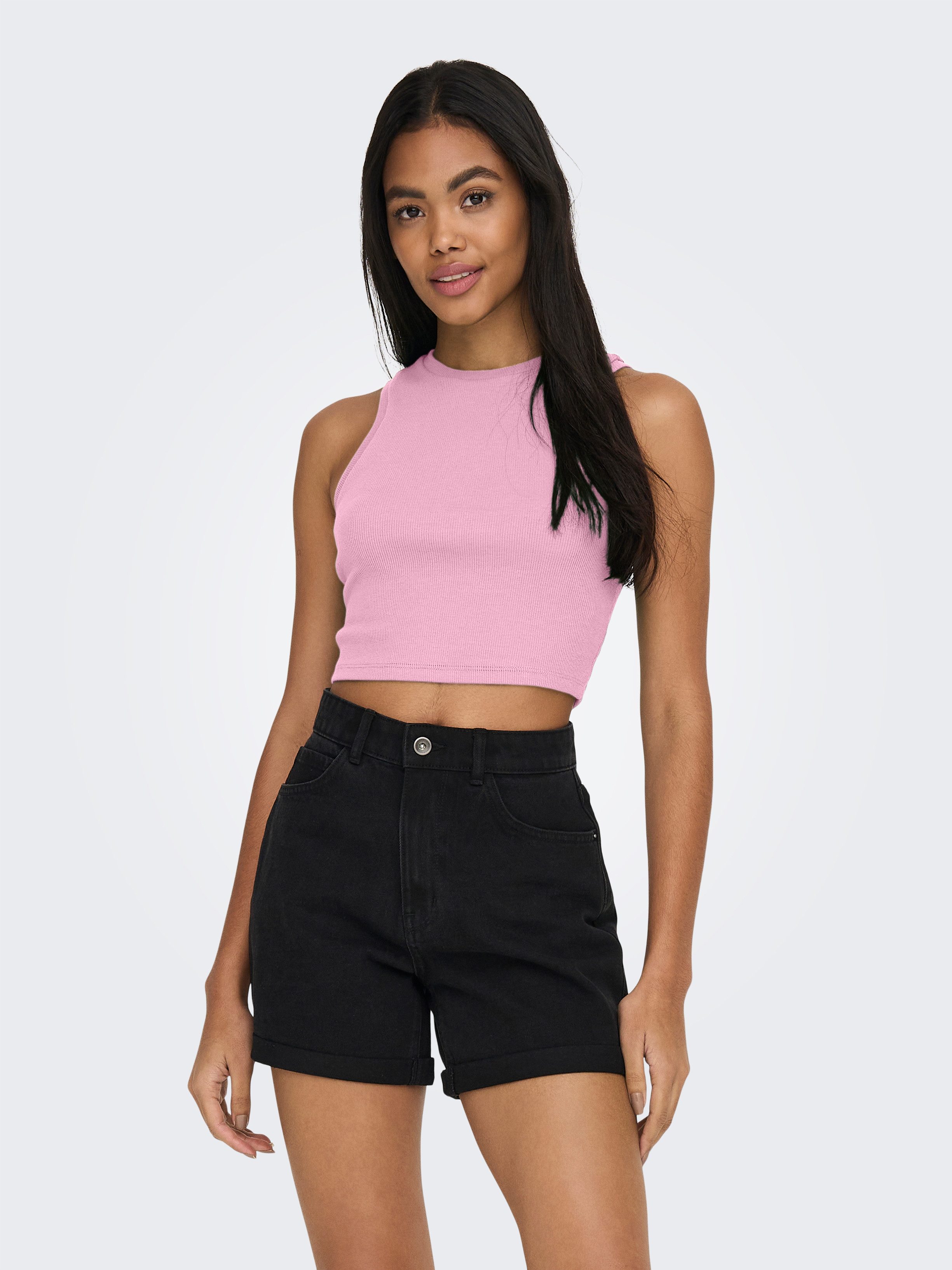 ONLY Tanktop ONLVILMA S/L CROPPED TANK TOP JRS NOOS