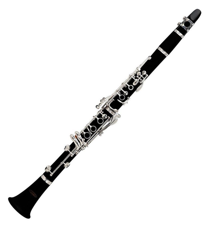 Classic Cantabile Klarinette CLK-10 - aus ABS Kunststoff Bb boehmisch, 17 Klappen, 5 Ringe, Mechanik versilbert, ideales Schülerinstrument